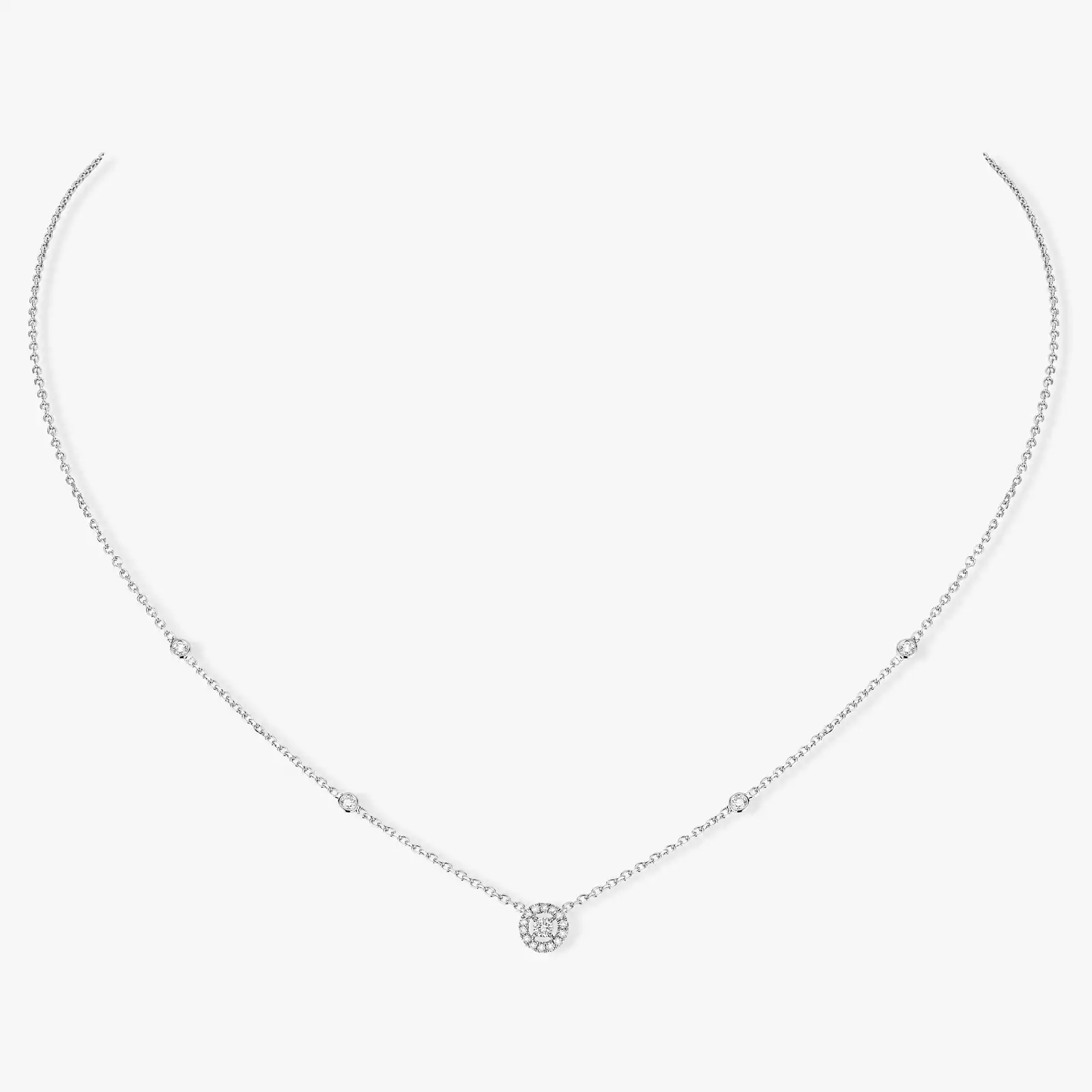 Messika diamond necklace cheap