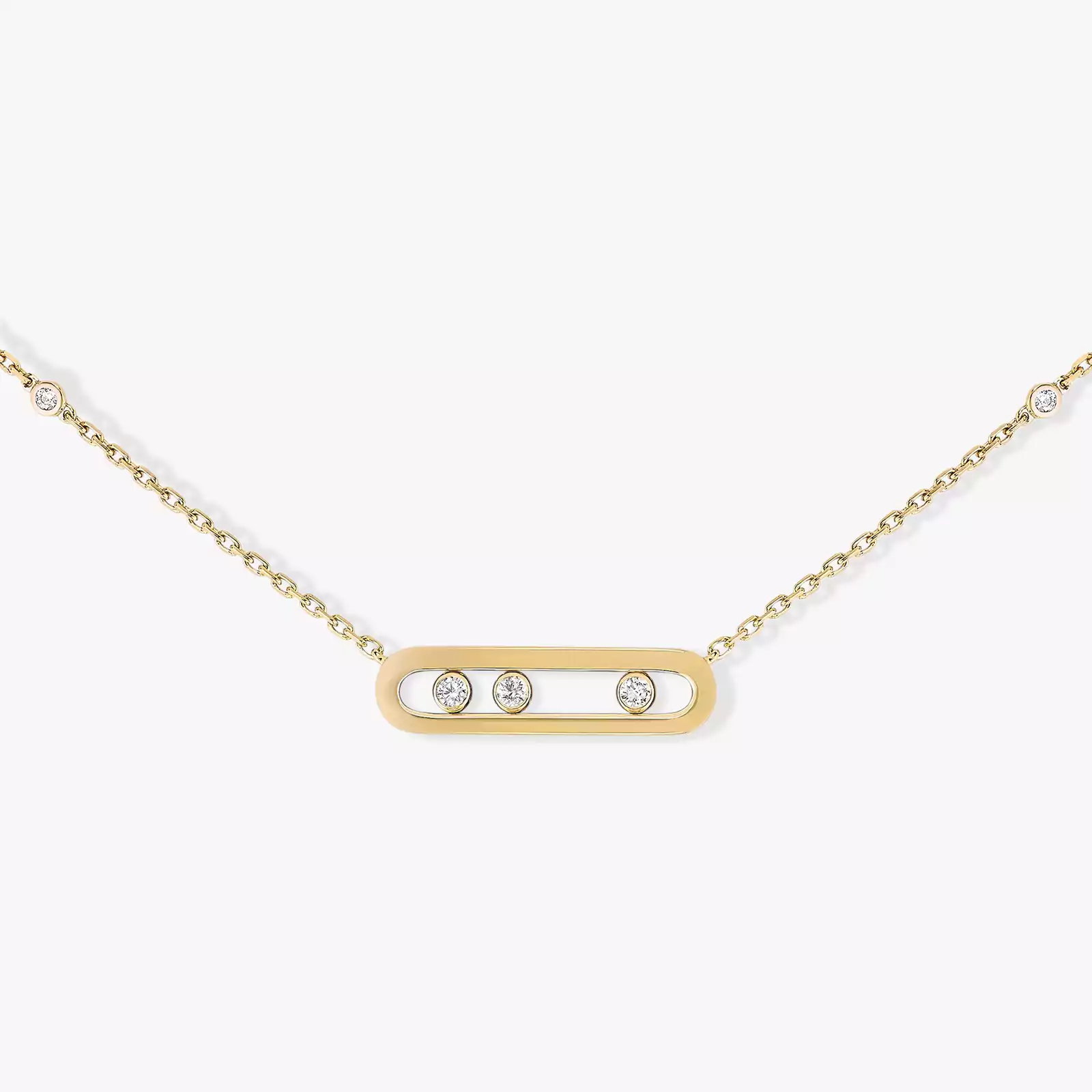 Collier Femme Or Jaune Diamant Baby Move 04323-YG