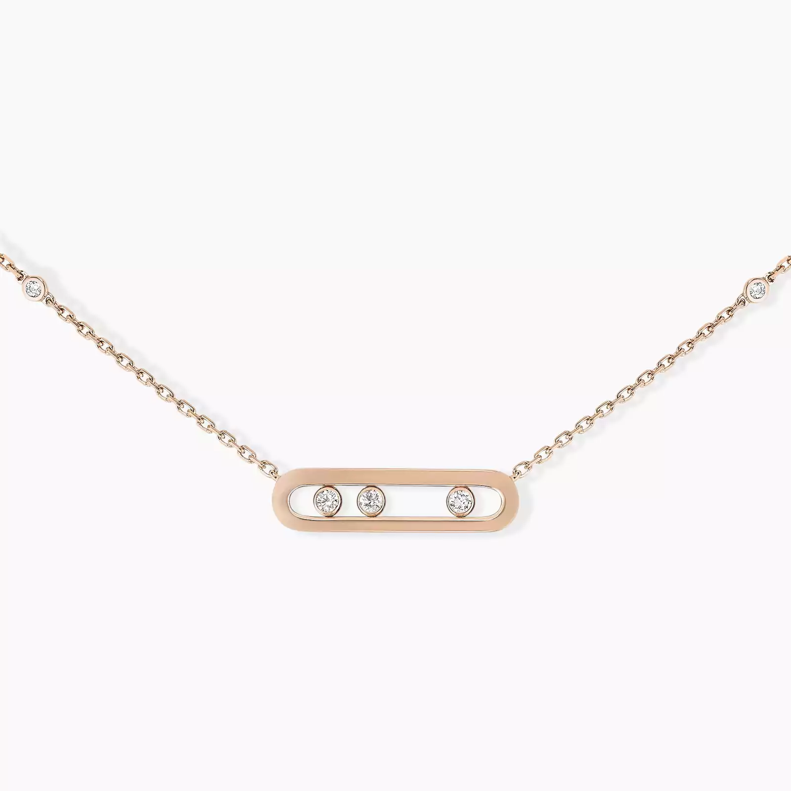 Baby Move Pink Gold For Her Diamond Necklace 04323-PG