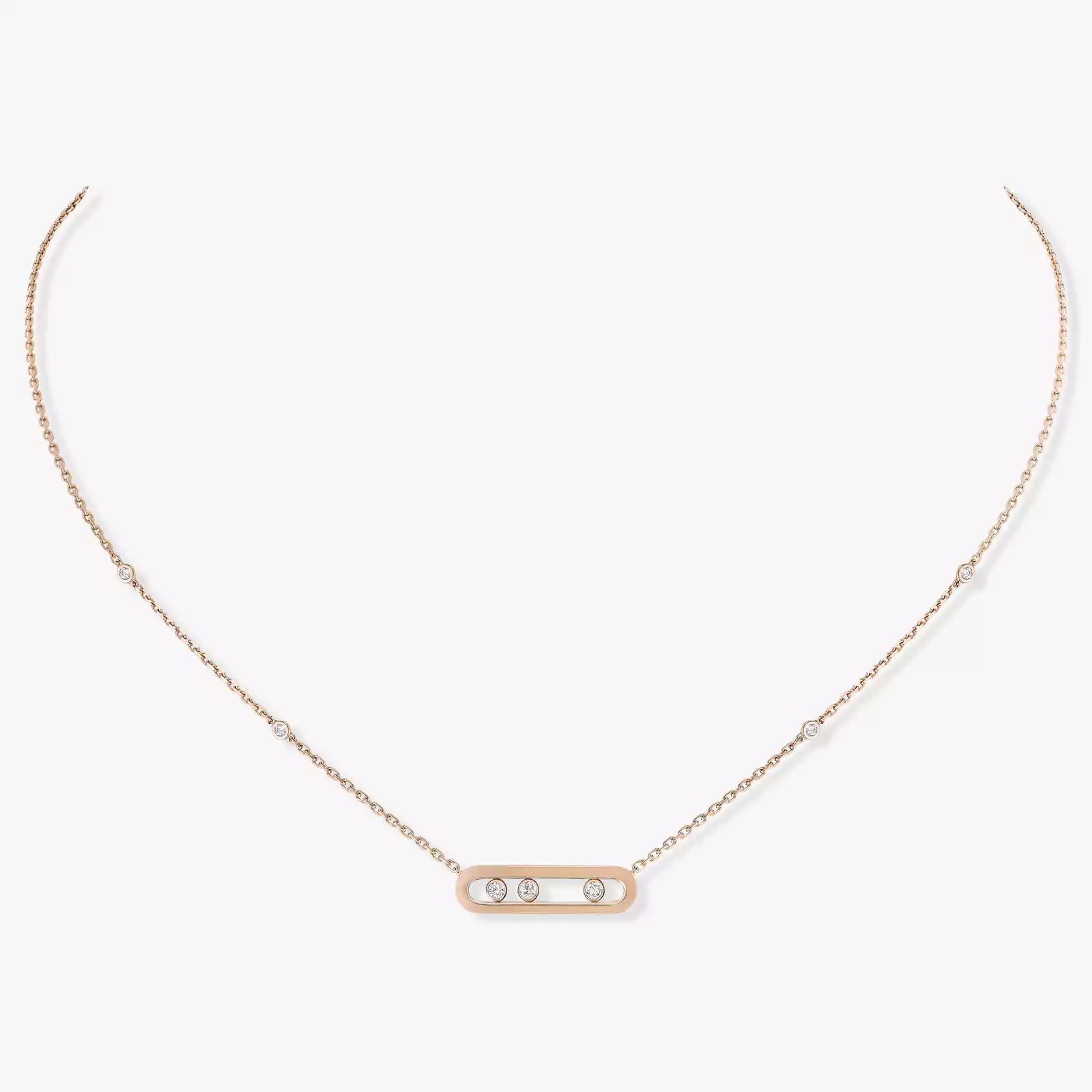 Baby Move Pink Gold For Her Diamond Necklace 04323-PG
