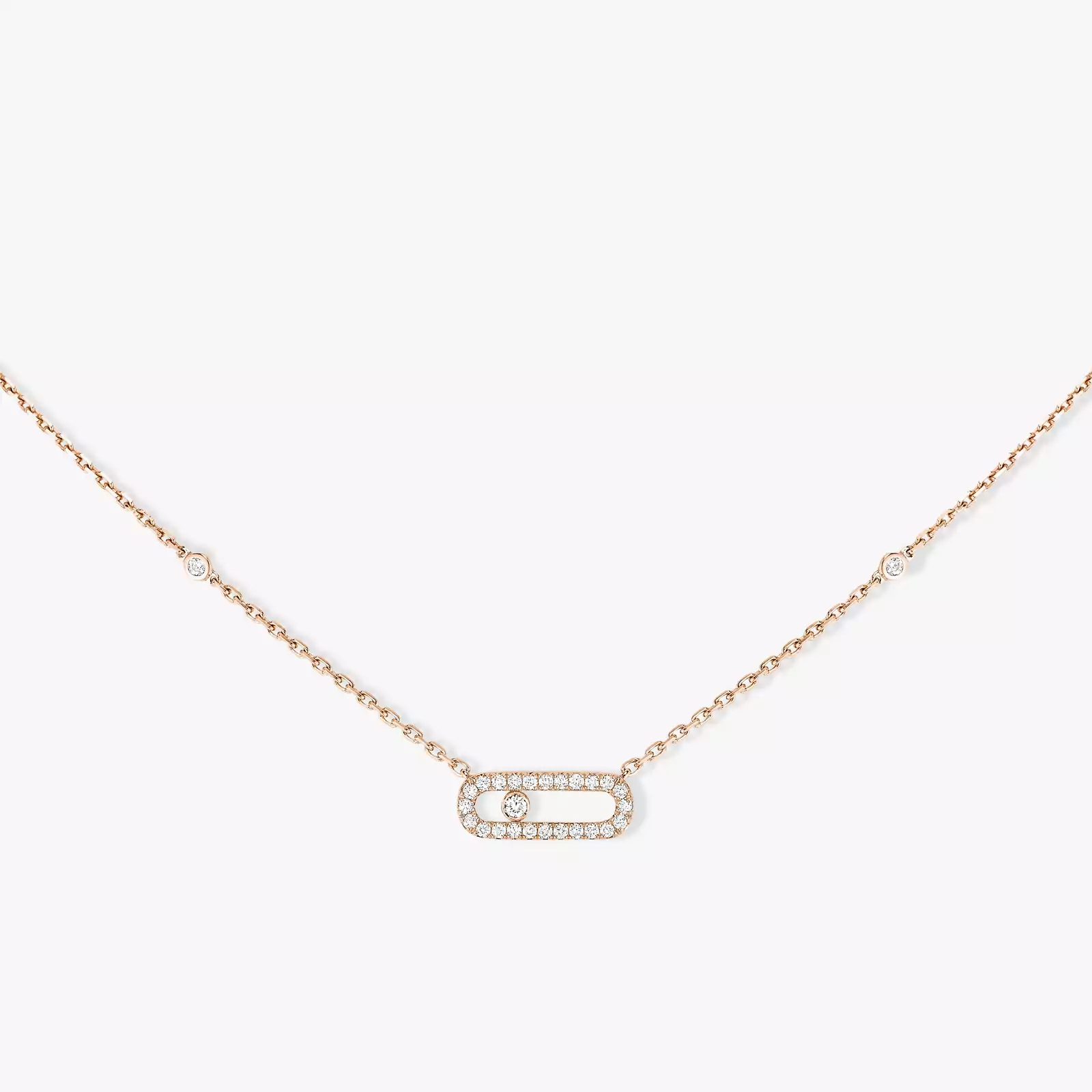 Messika rose gold necklace discount