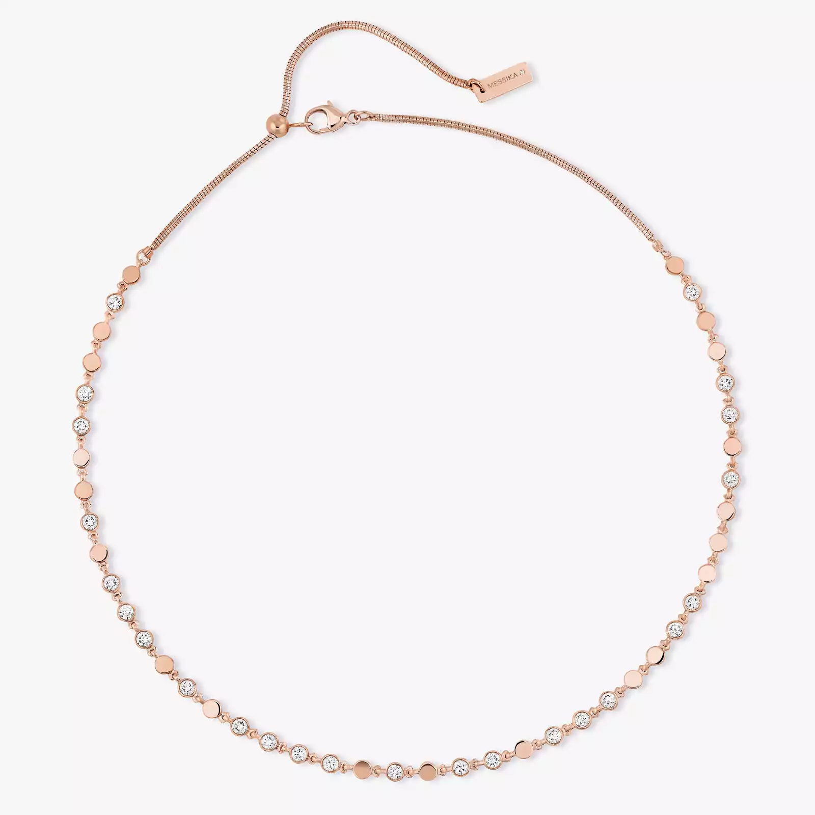 Collier Femme Or Rose Diamond Collier D-Vibes PM 12351-PG