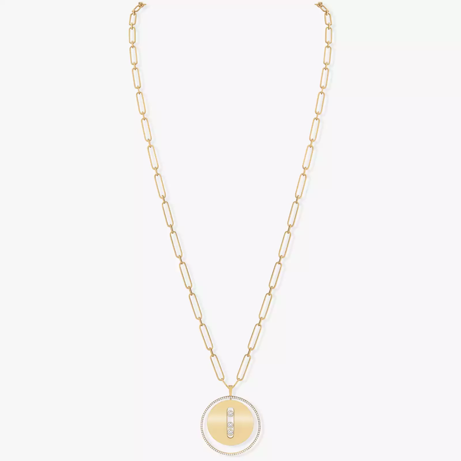 Collier Femme Or Jaune Diamond Sautoir Lucky Move GM 10126-YG