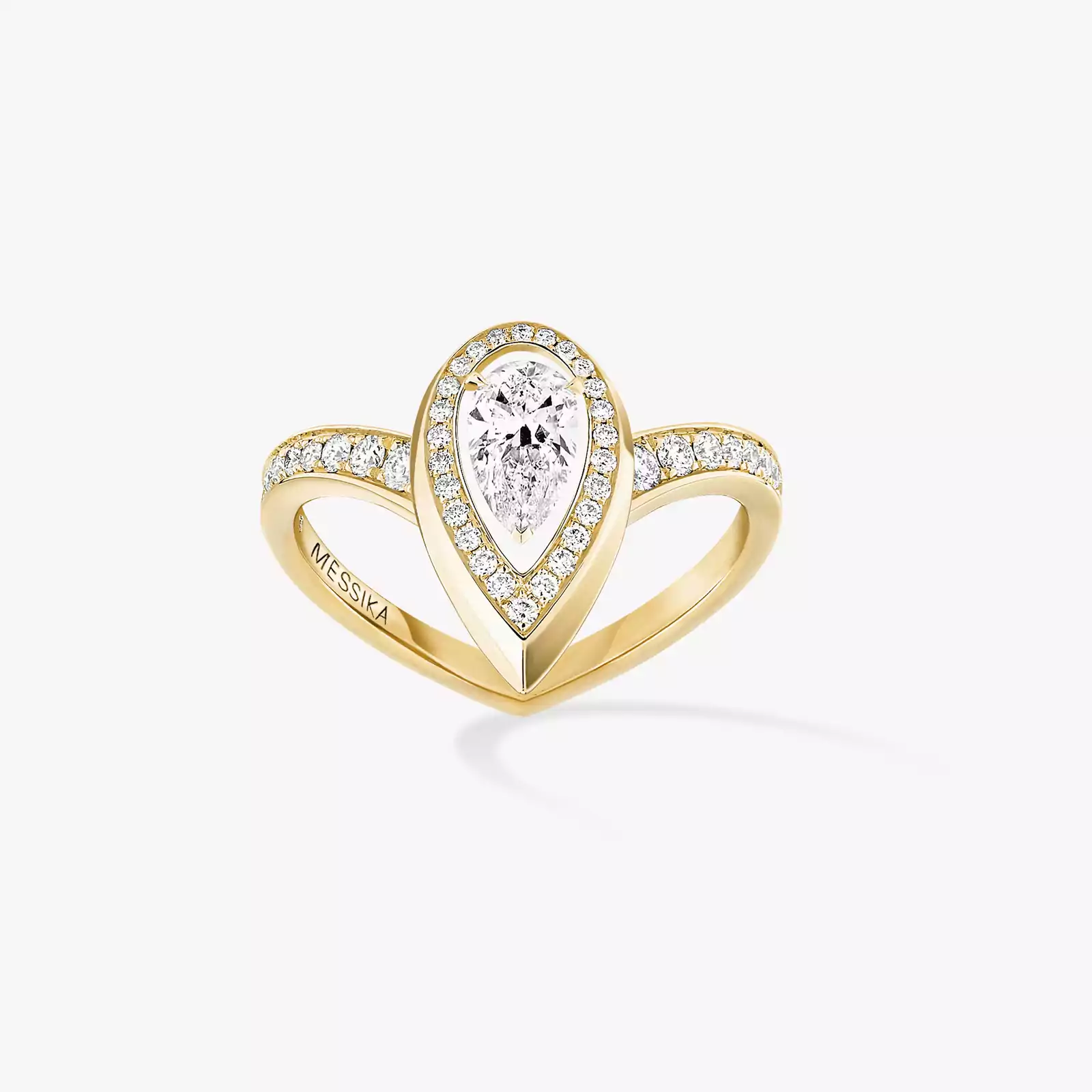 Anello Donna Oro giallo Diamante Fiery 0,30 carati 12331-YG
