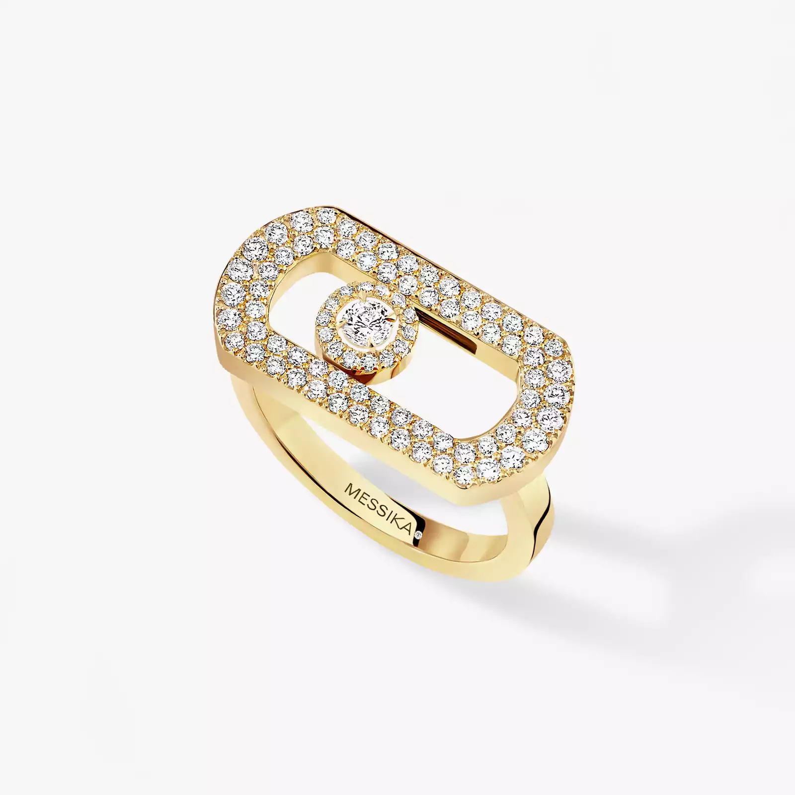 Ring For Her Yellow Gold Diamond So Move Pavé 12937-YG