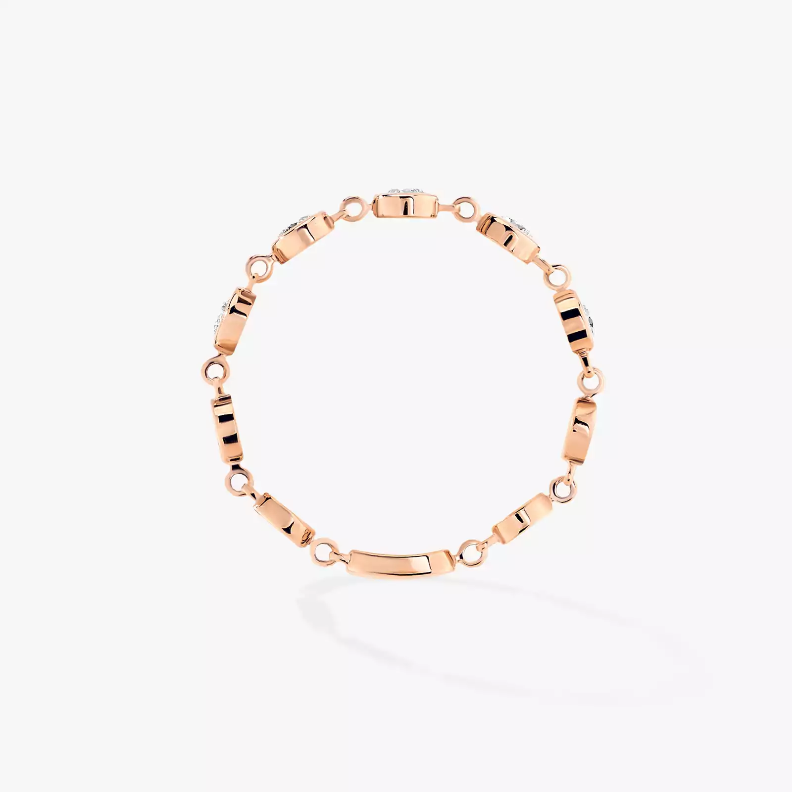 Ring For Her Pink Gold Diamond D-Vibes موديل صغير 12990-PG