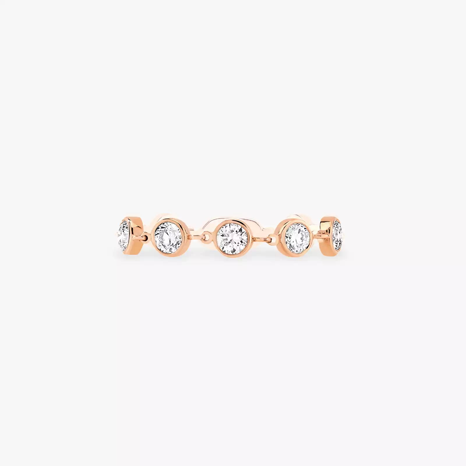 Ring For Her Pink Gold Diamond D-Vibes موديل صغير 12990-PG