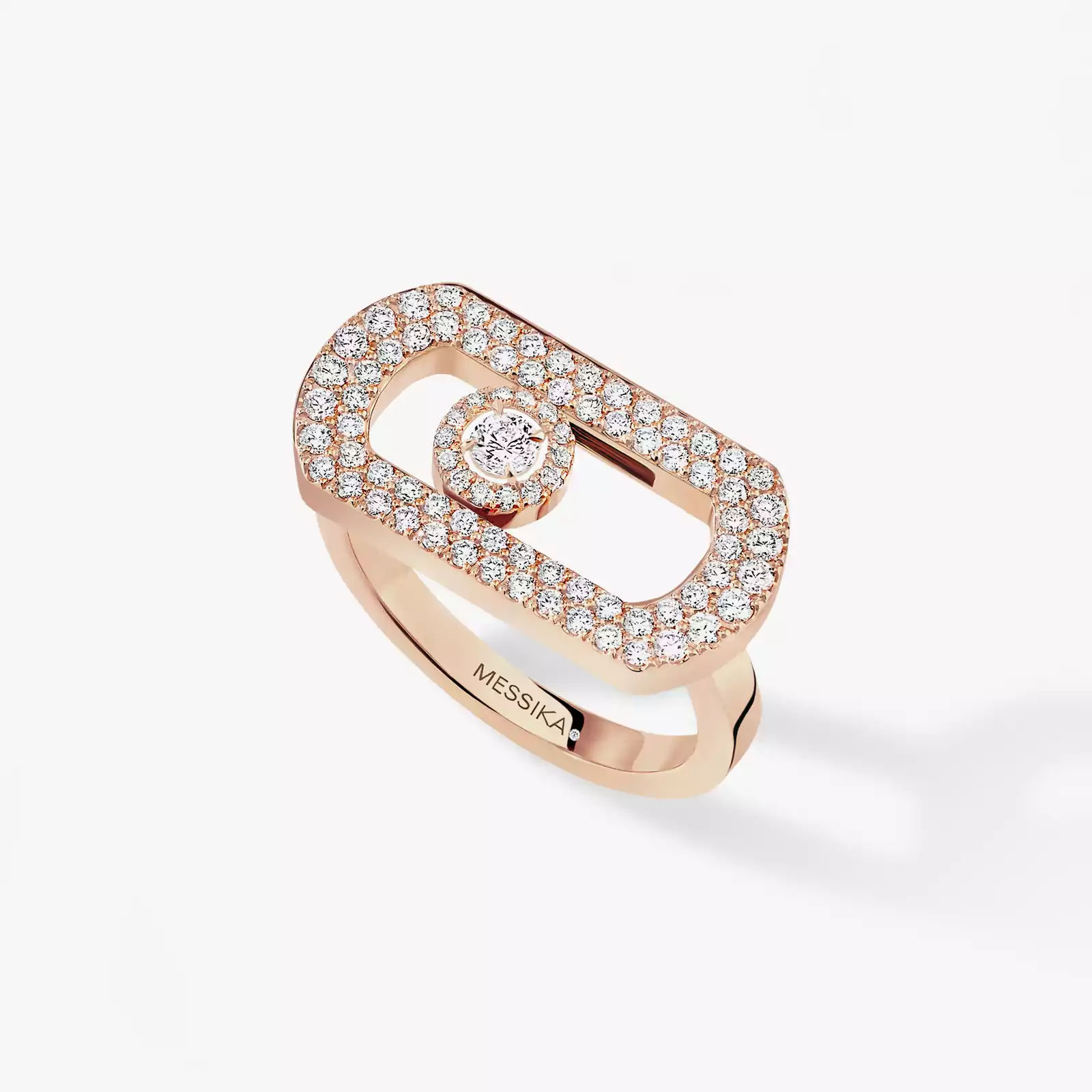 Bague Femme Or Rose Diamond So Move Pavée 12937-PG