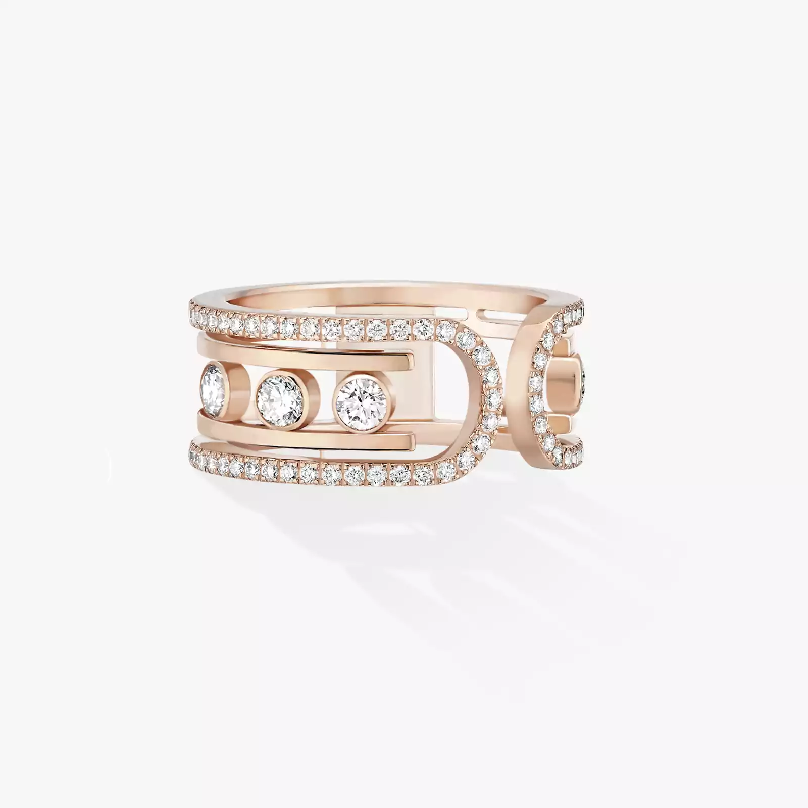 Move 10th Pink Gold For Her Diamond Ring 11955-PG