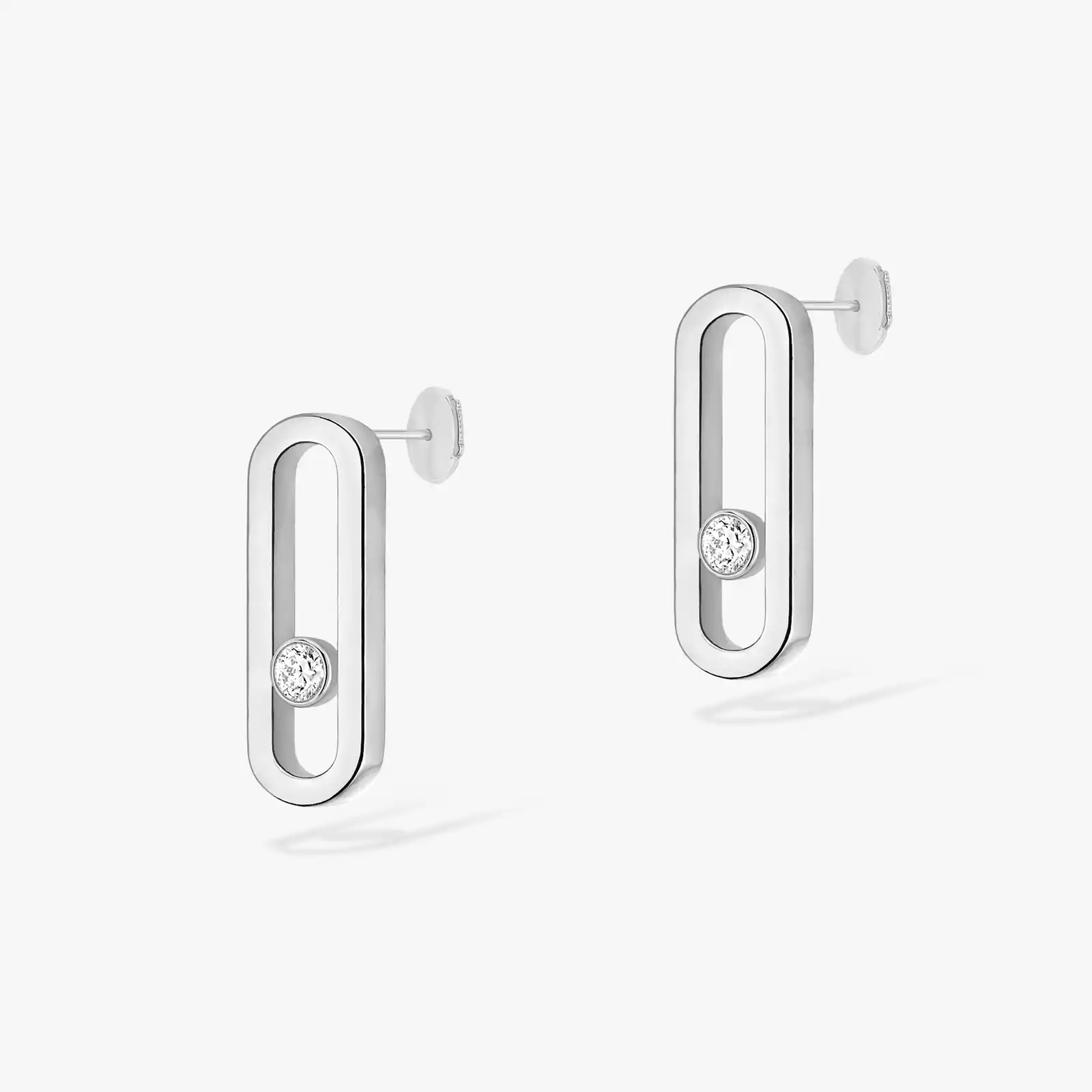 Move Uno White Gold For Her Diamond Earrings 12182-WG