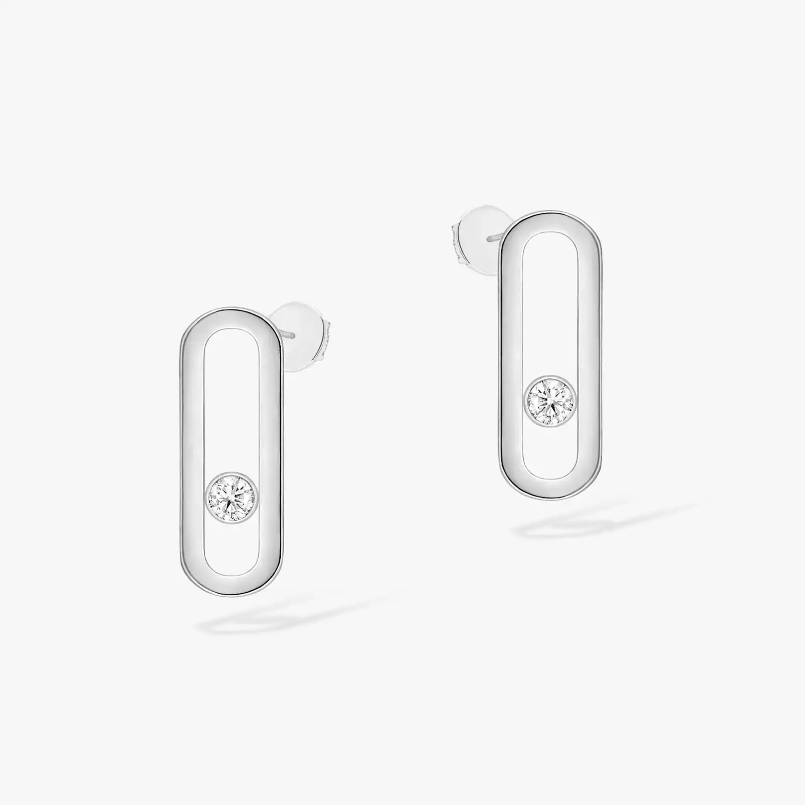 Move Uno White Gold For Her Diamond Earrings 12182-WG
