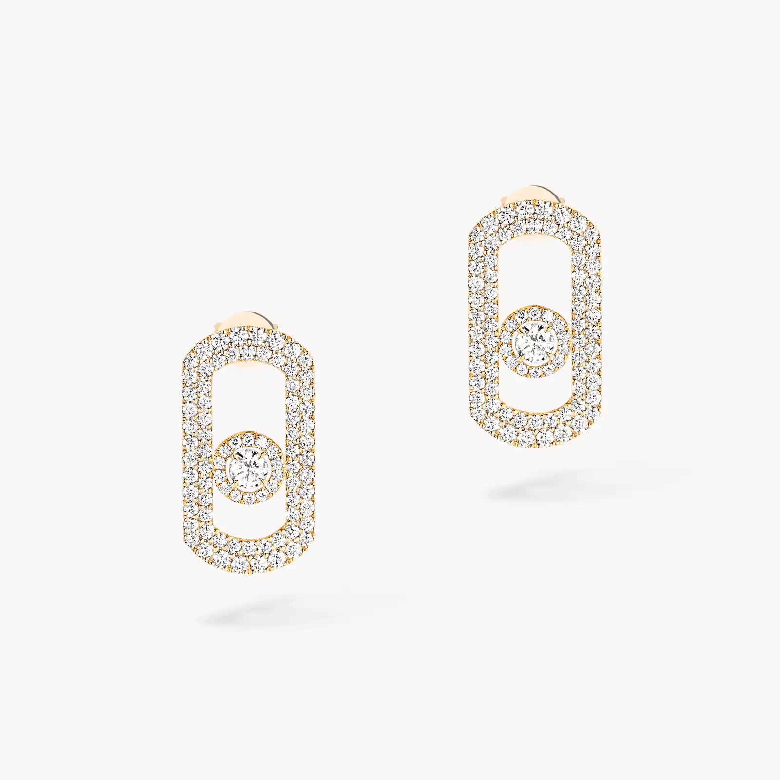 So Move Pavé Yellow Gold For Her Diamond Earrings 12931-YG
