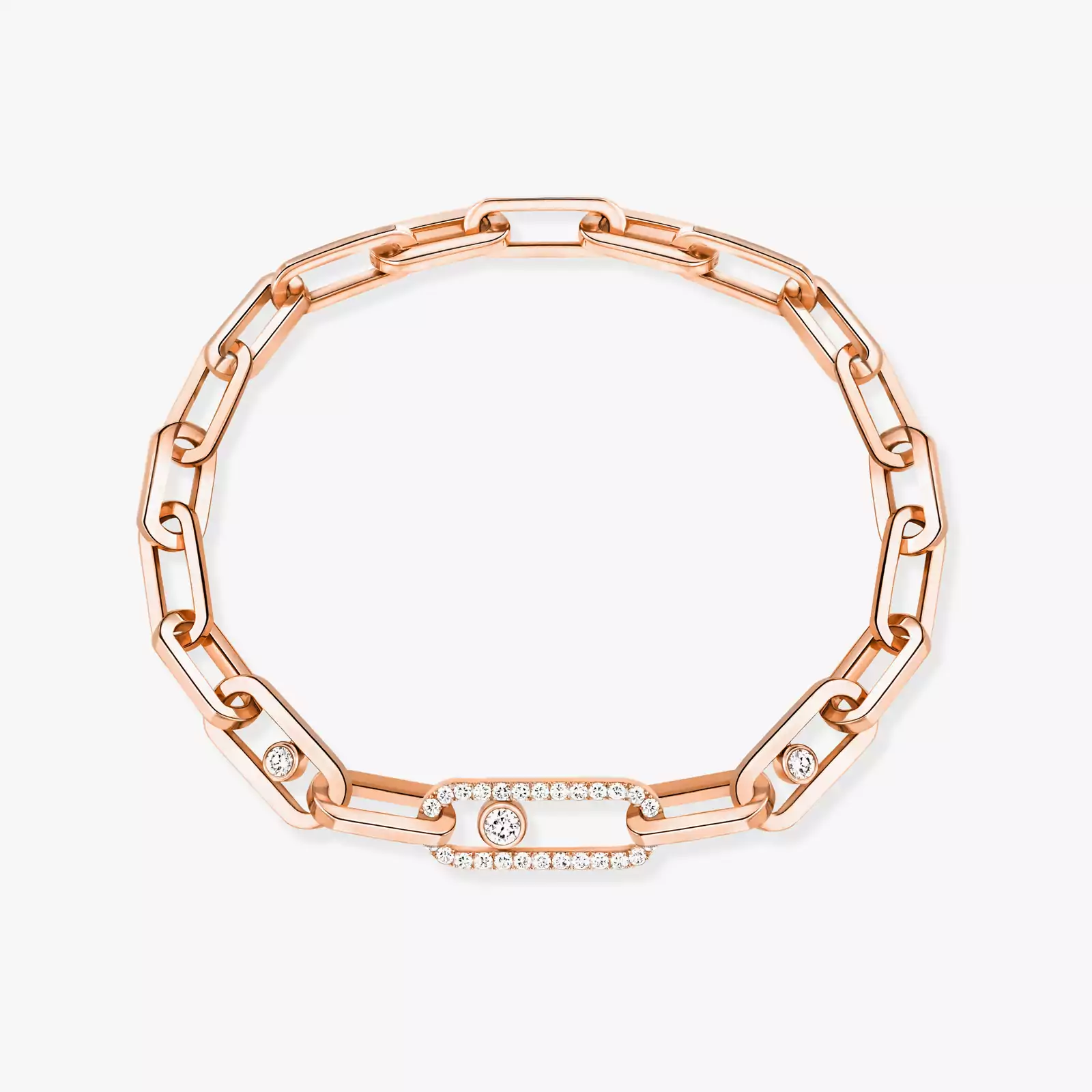 Move Link Pink Gold For Her Diamond Bracelet 12576-PG