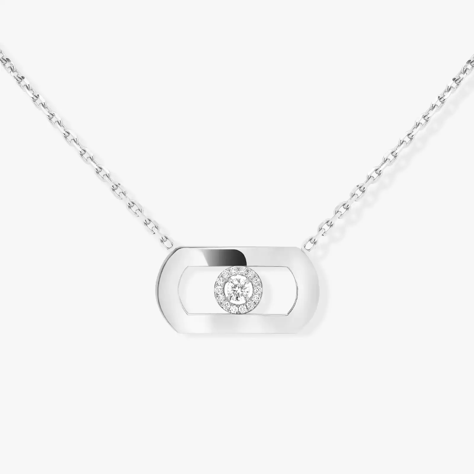 Collier Femme Or Blanc Diamond So Move 12944-WG