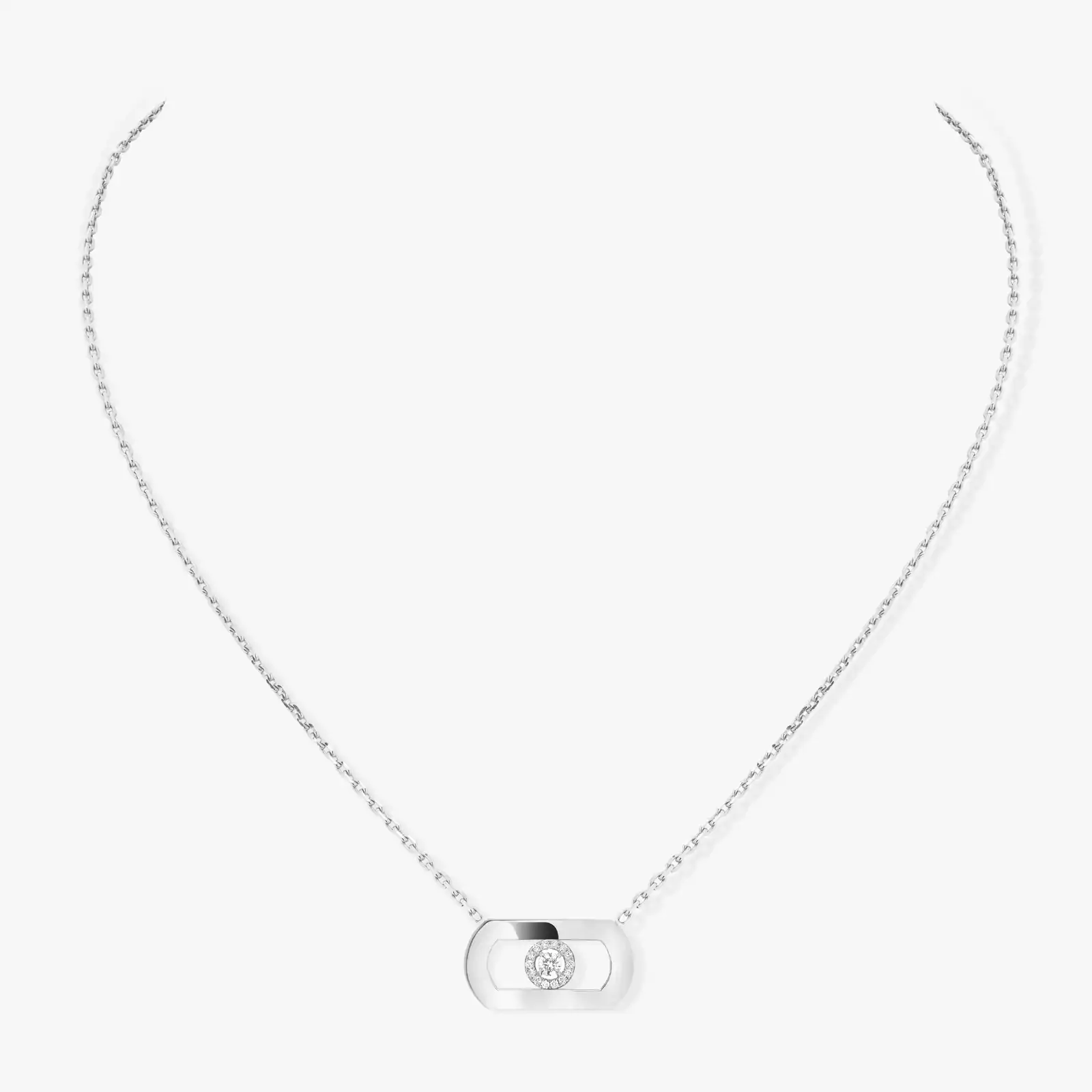 Collier Femme Or Blanc Diamond So Move 12944-WG
