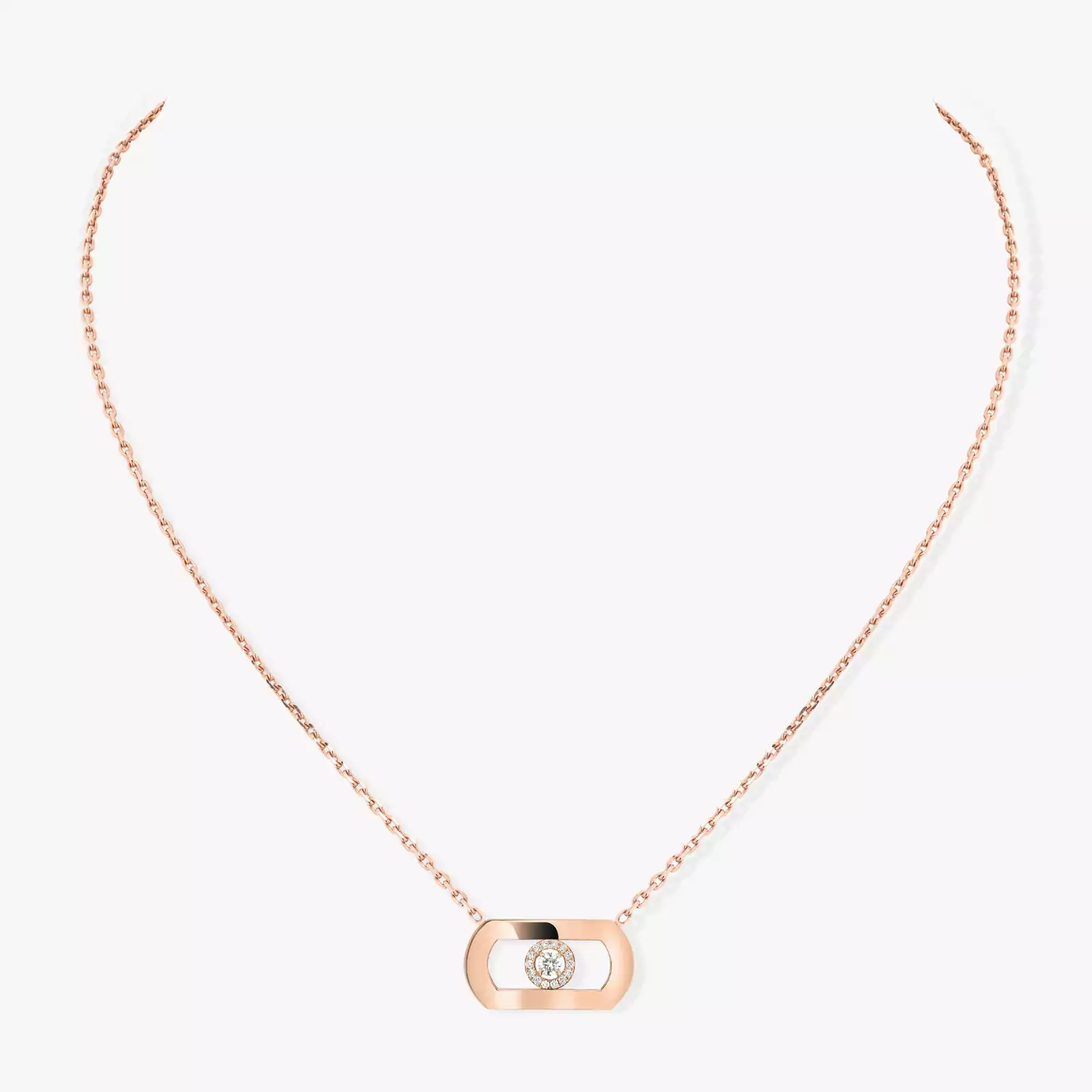 So Move Pink Gold For Her Diamond Necklace 12944-PG