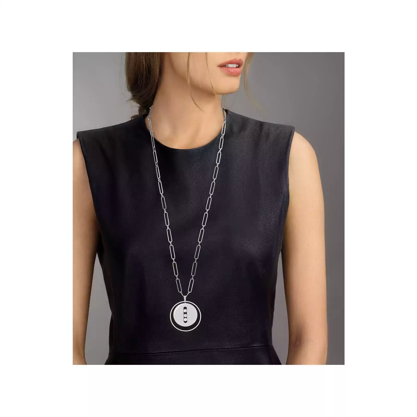 Collier Femme Or Jaune Diamond Sautoir Lucky Move GM 10126-YG