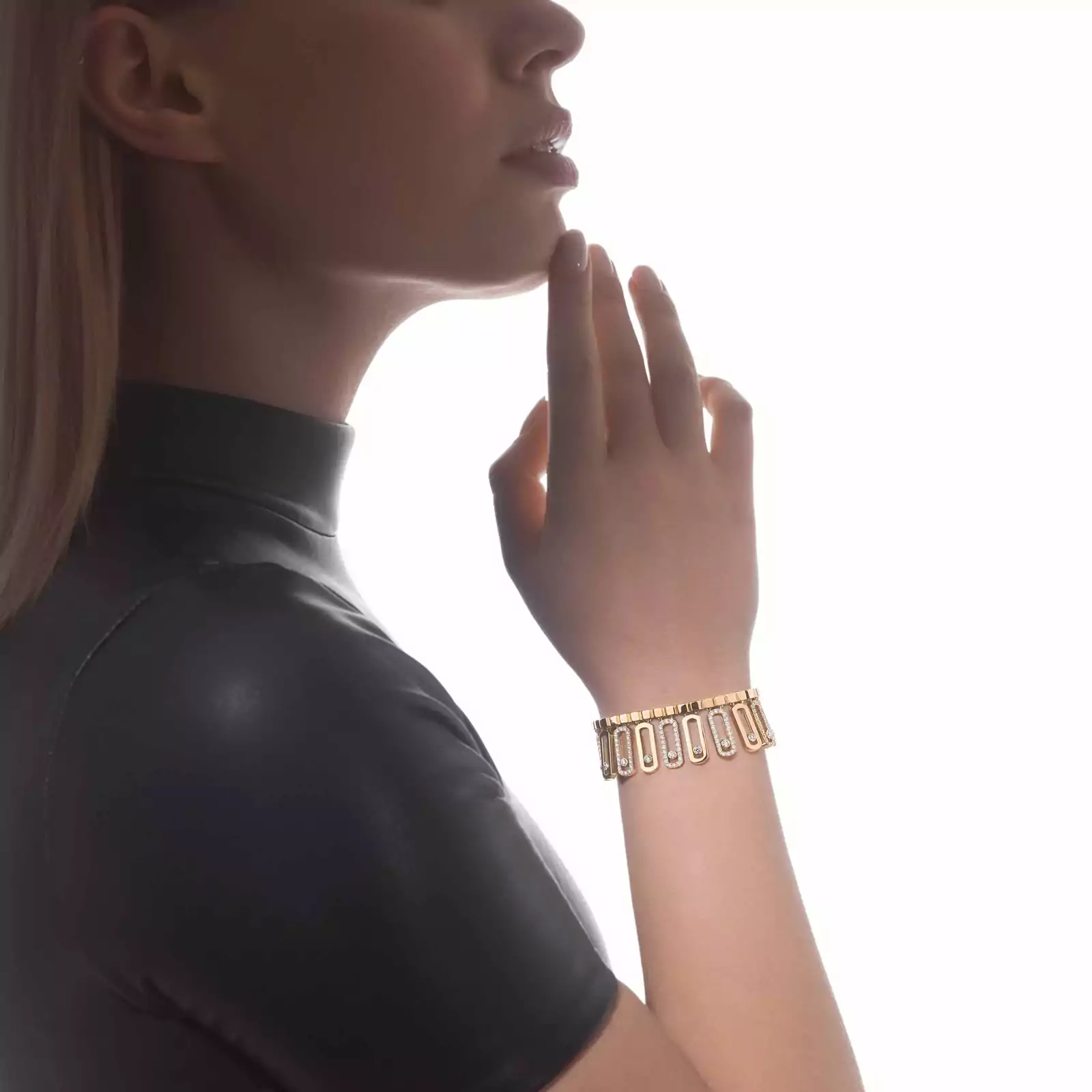 Move Iconica Pavé Yellow Gold For Her Diamond Bracelet 12977-YG
