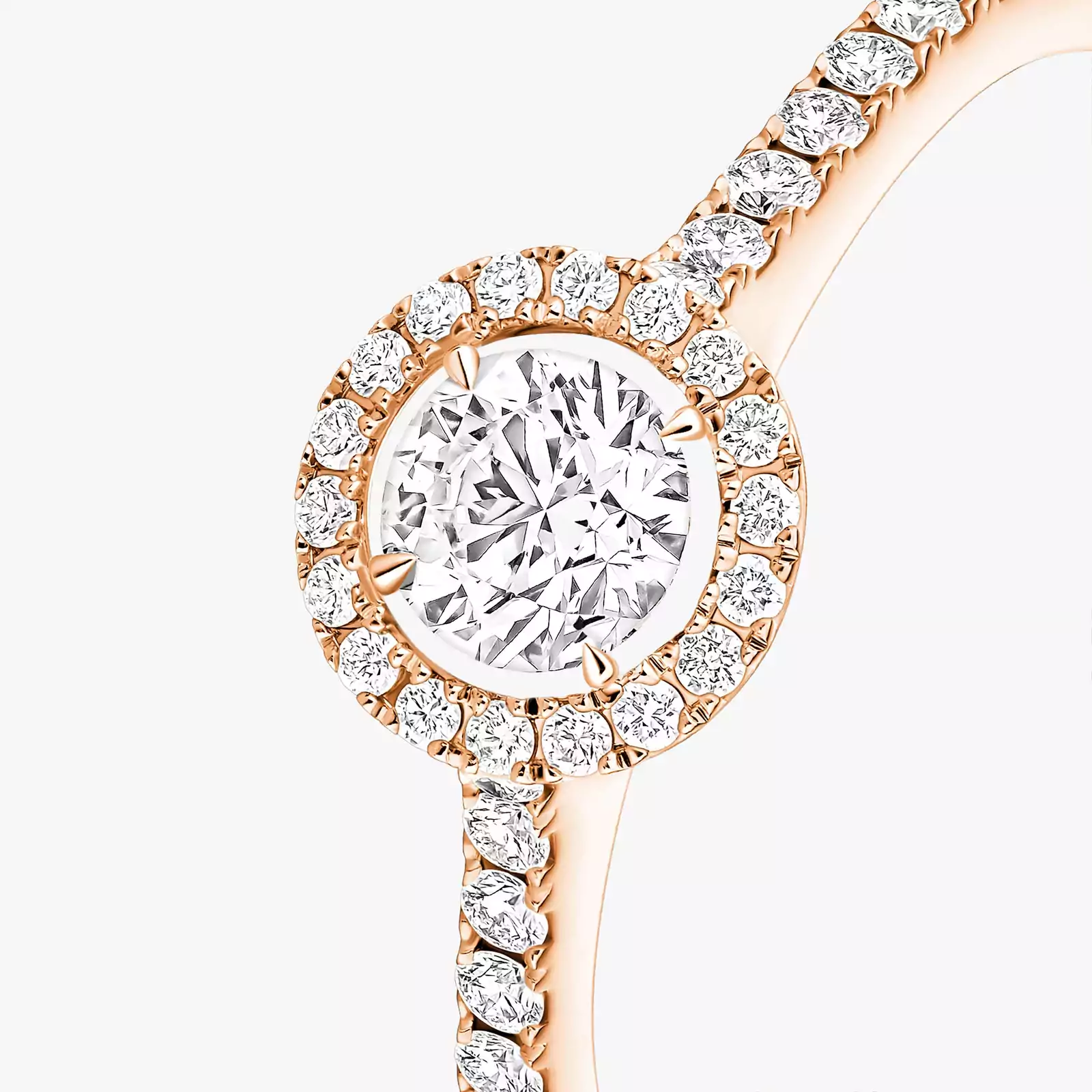 Bague Femme Or Rose Diamant Joy 0,25ct 14505-PG