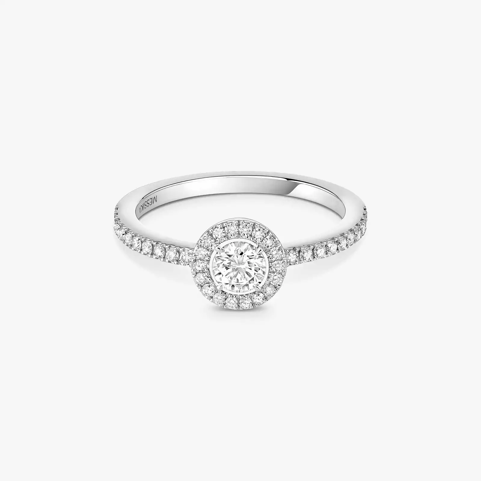 Кольцо Для нее Белое золото Бриллиантами Joy Diamant Rond 0,25ct 04163-WG