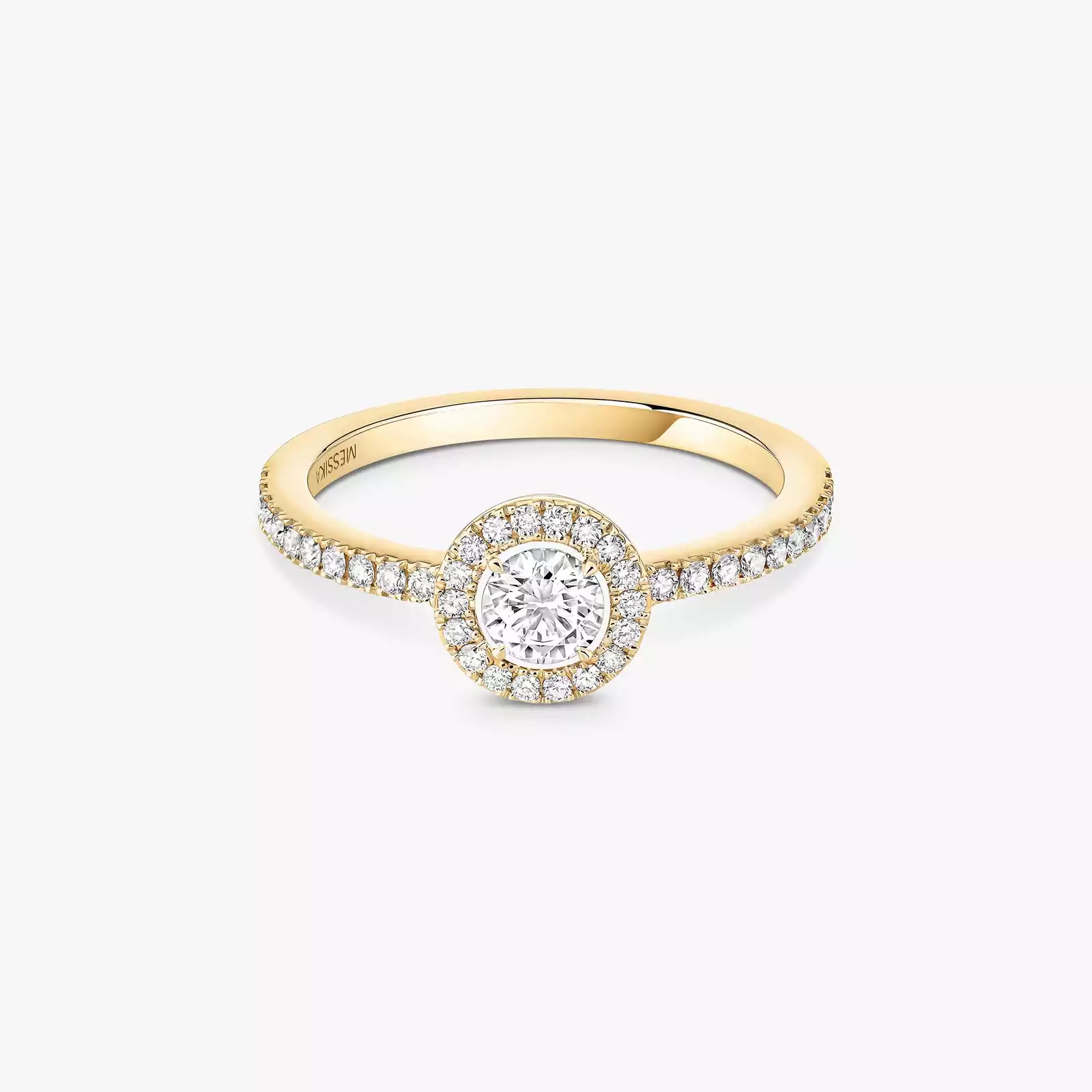 Ring For Her Yellow Gold Diamond ماسة Joy مستديرة 0.25 قيراط 04163-YG