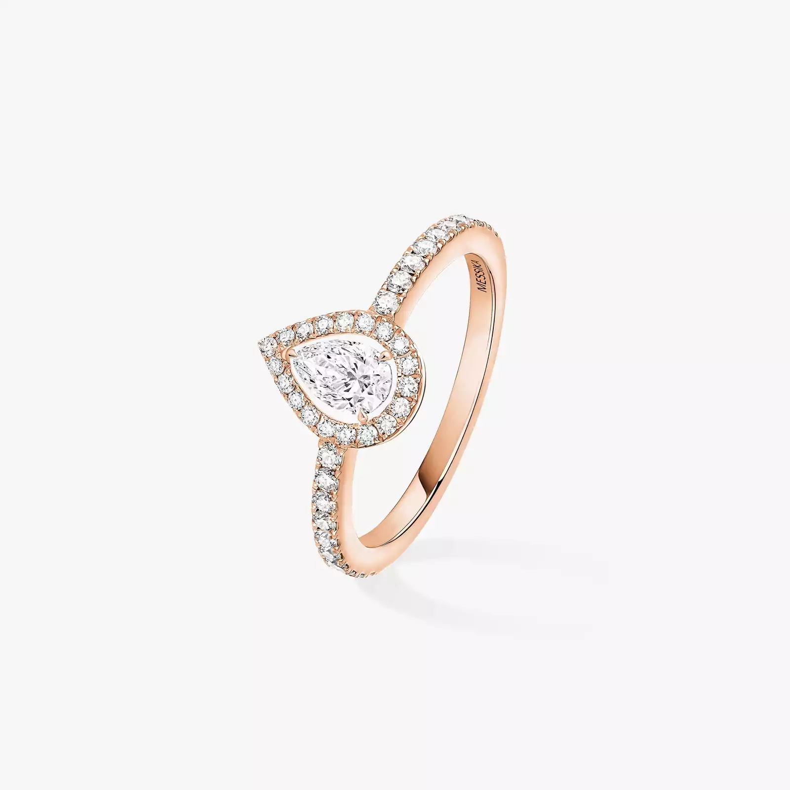Anello Donna Oro rosa Diamante Joy con diamanti taglio a goccia 0,25 carati 05220-PG
