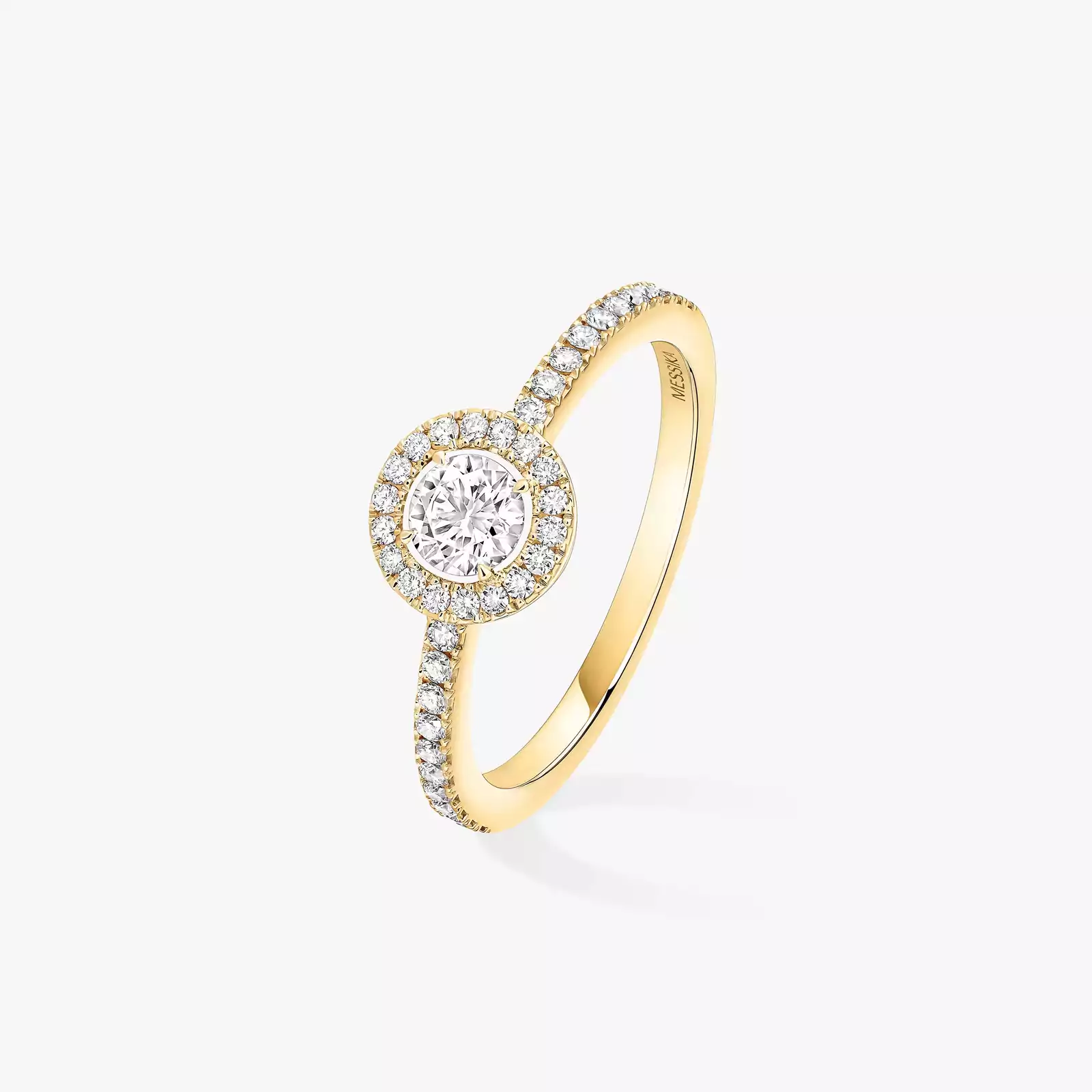 Ring For Her Yellow Gold Diamond ماسة Joy مستديرة 0.25 قيراط 04163-YG