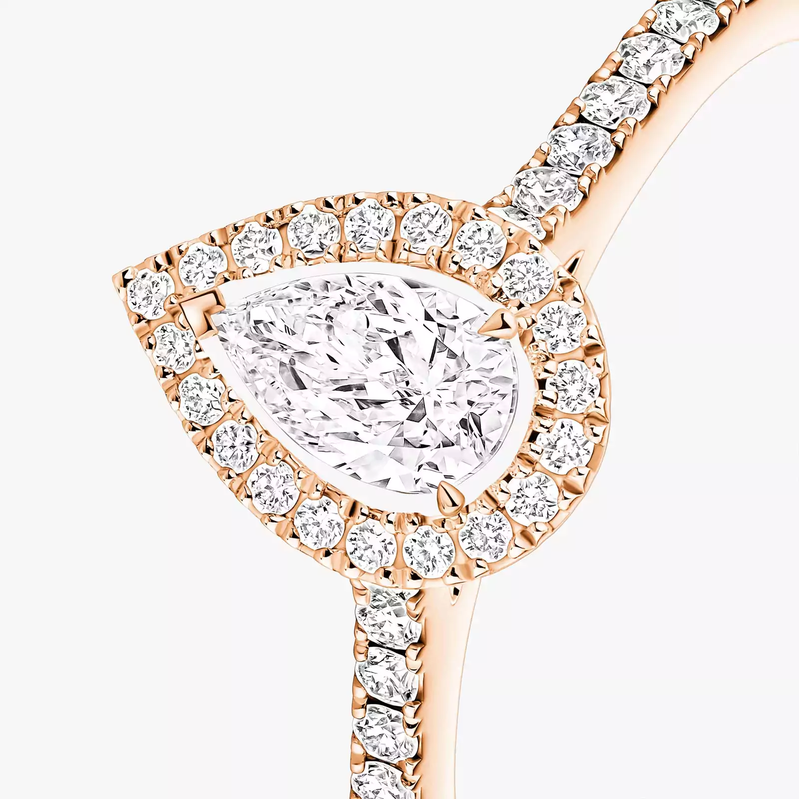Bague Femme Or Rose Diamant Joy 0,25ct 14503-PG