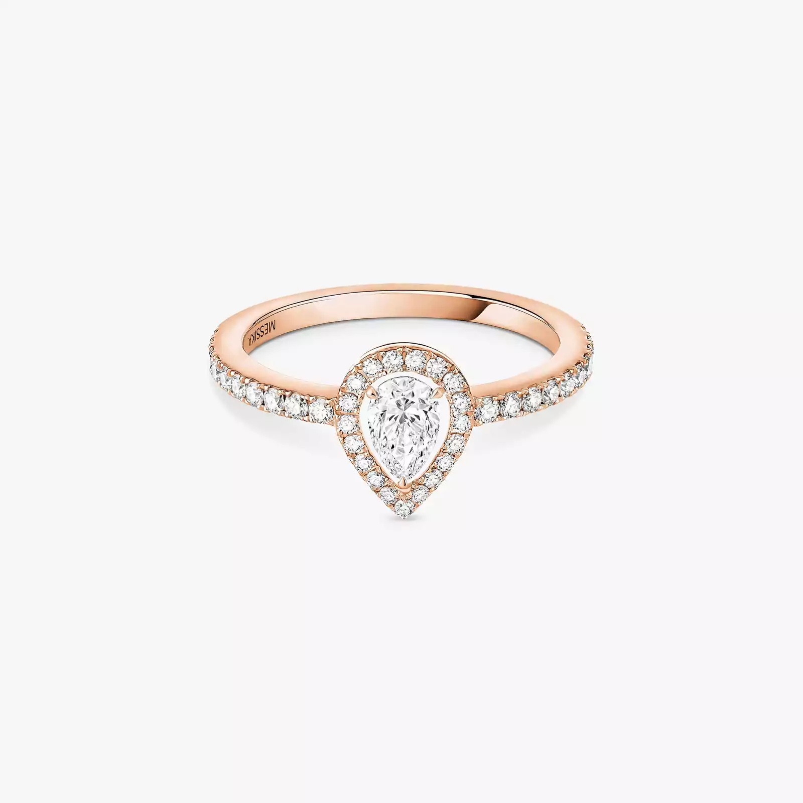 Anello Donna Oro rosa Diamante Joy con diamanti taglio a goccia 0,25 carati 05220-PG