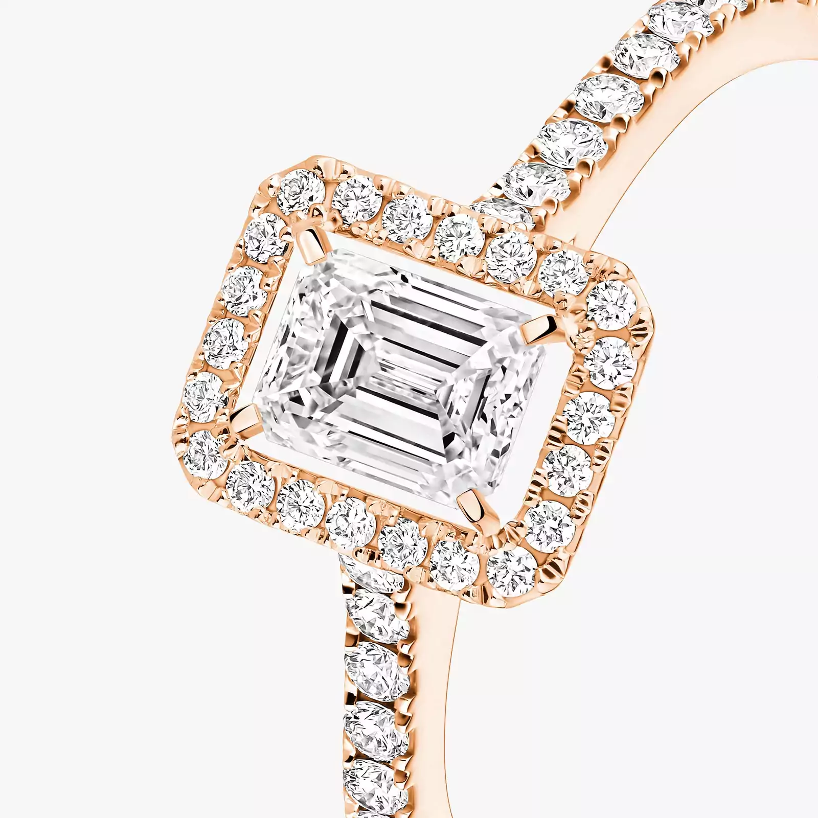 Bague Femme Or Rose Diamant Joy 0,40ct 14509-PG