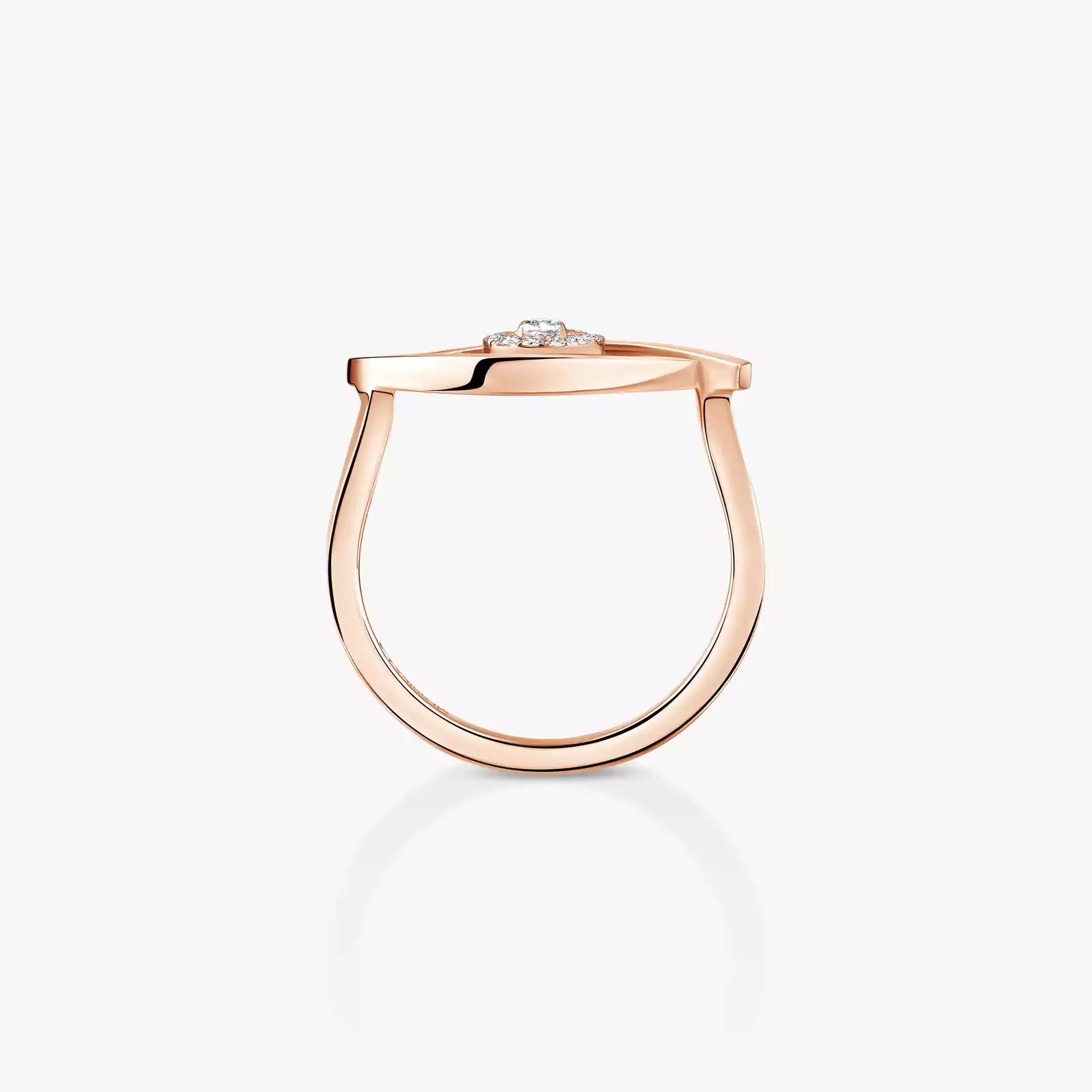 Lucky Eye Pink Gold For Her Diamond Ring 10036-PG