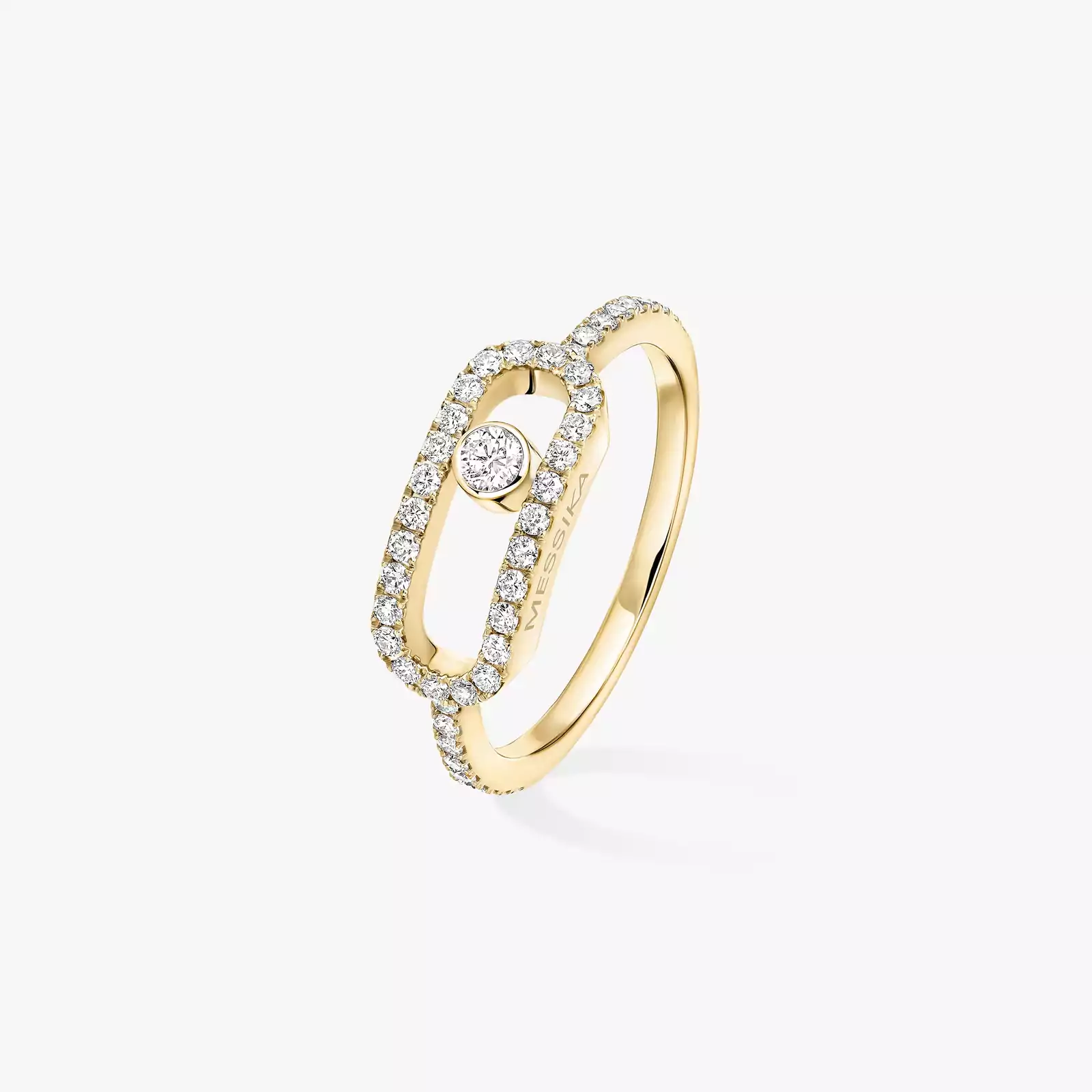 Move Uno GM Mit Diamanten ausgefasst For Her Diamond Ring Yellow Gold 12113-YG