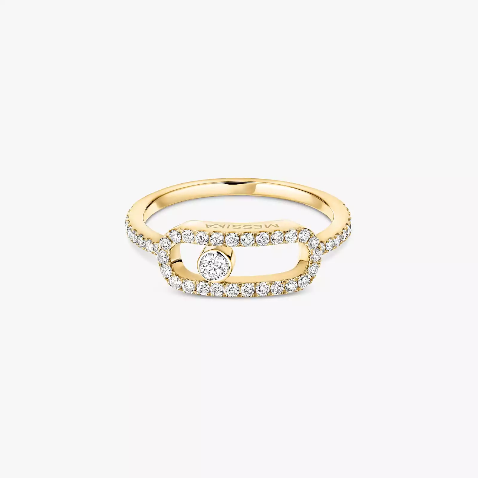 Move Uno GM Mit Diamanten ausgefasst For Her Diamond Ring Yellow Gold 12113-YG