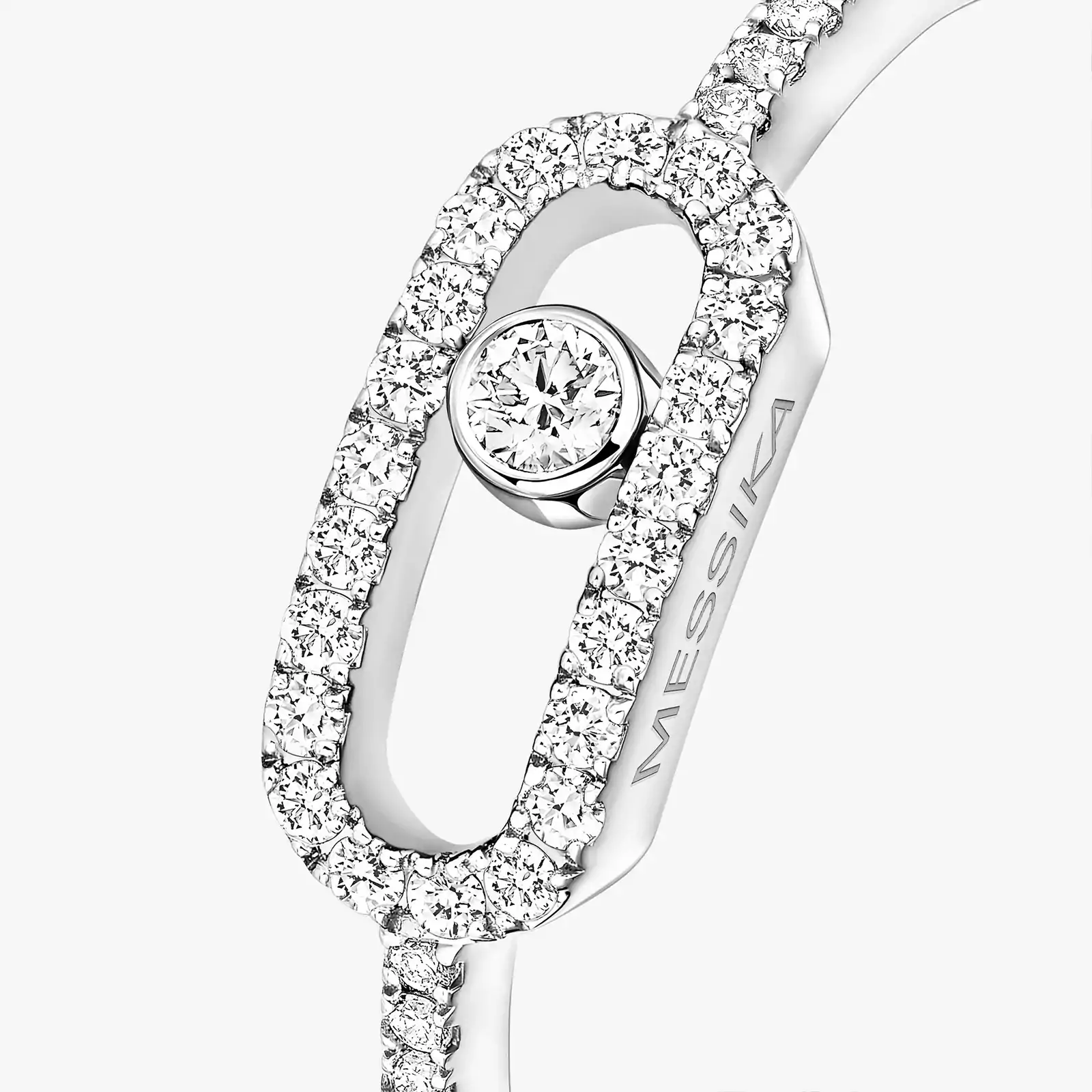 Ring Femme White Gold Diamond Move Uno Pavé 05630-WG