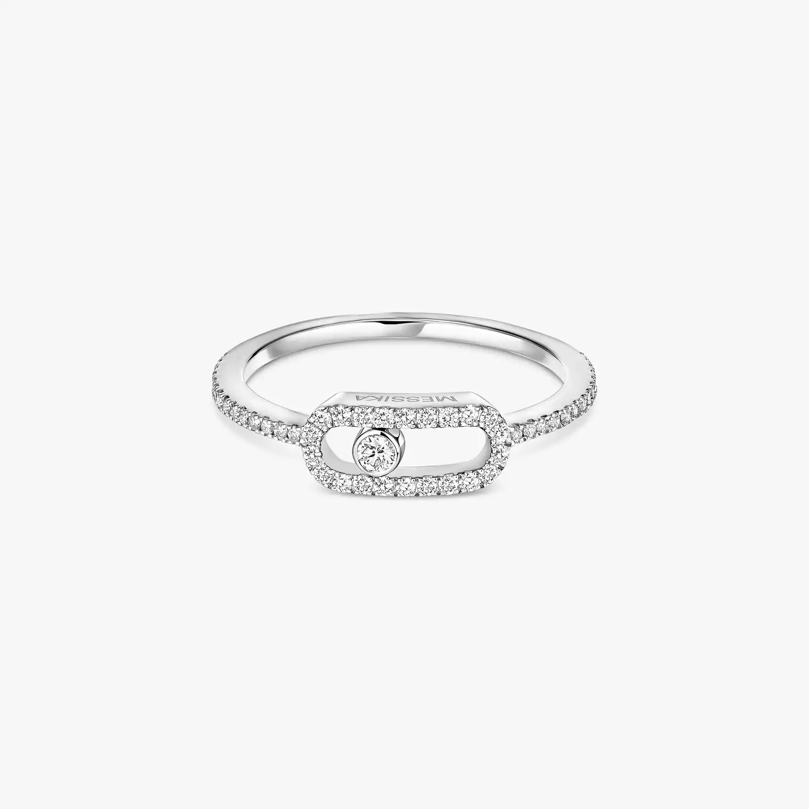 Ring Femme White Gold Diamond Move Uno Pavé 05630-WG