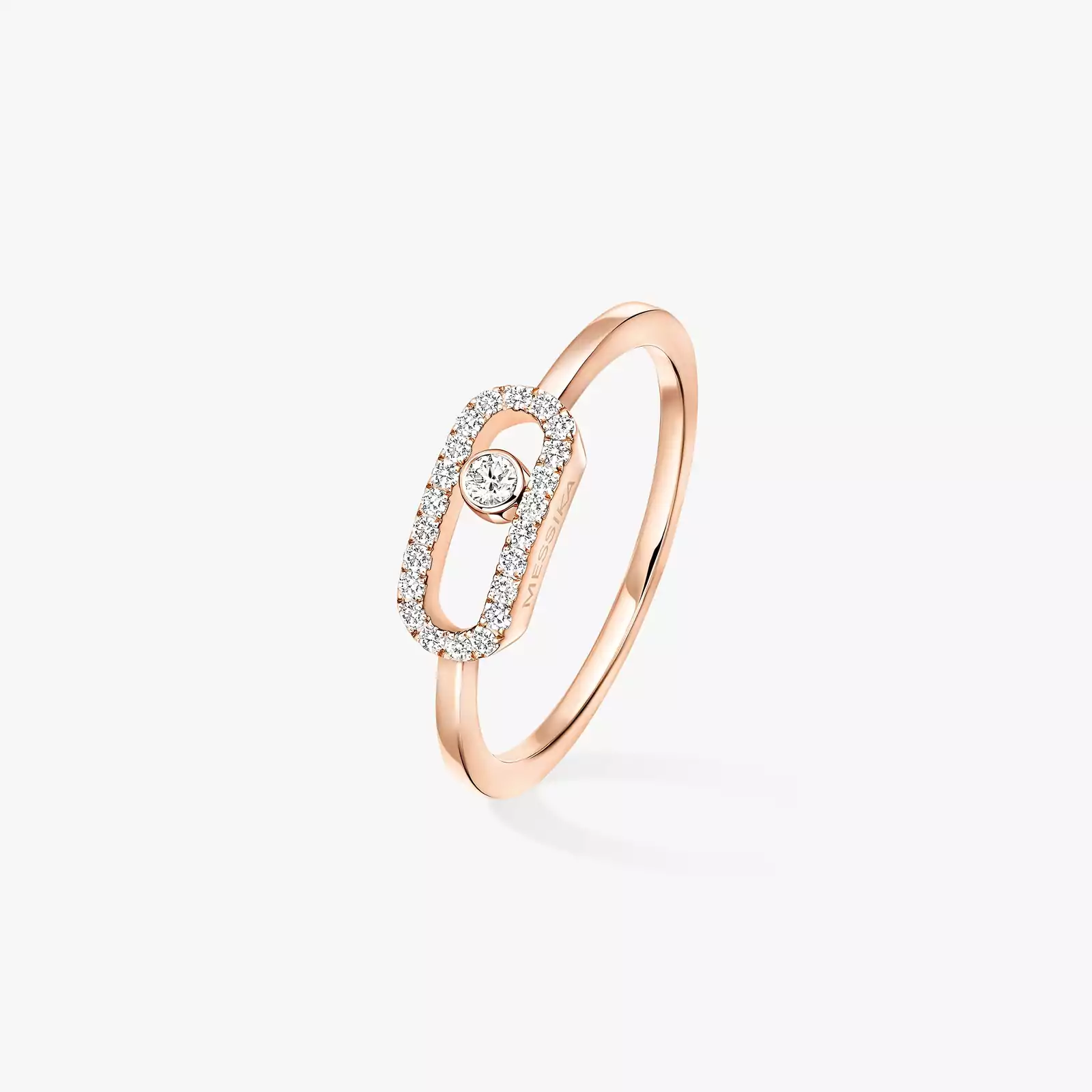 Ring Femme Pink Gold Diamond Move Uno 04705-PG