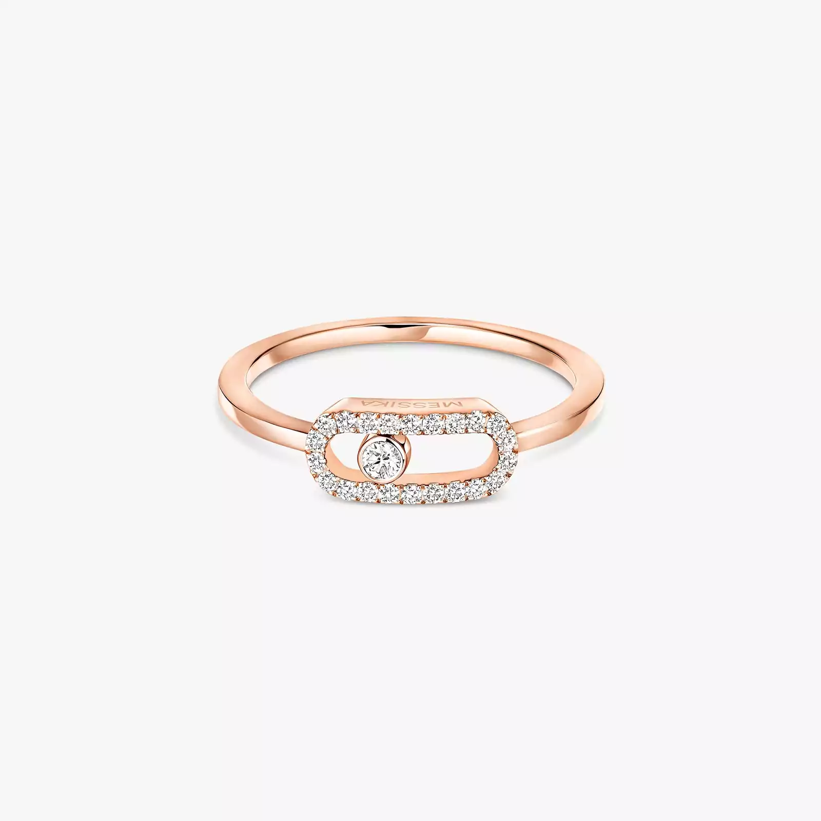 Ring Femme Pink Gold Diamond Move Uno 04705-PG