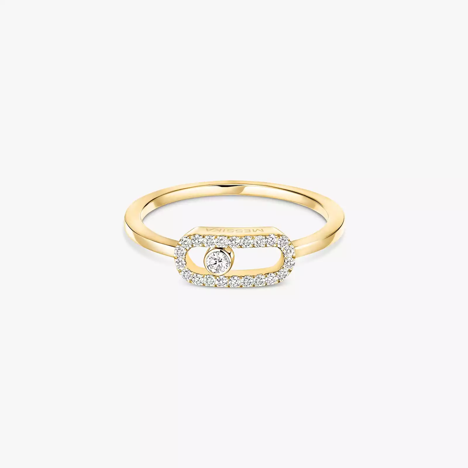 Ring Femme Yellow Gold Diamond Move Uno 04705-YG