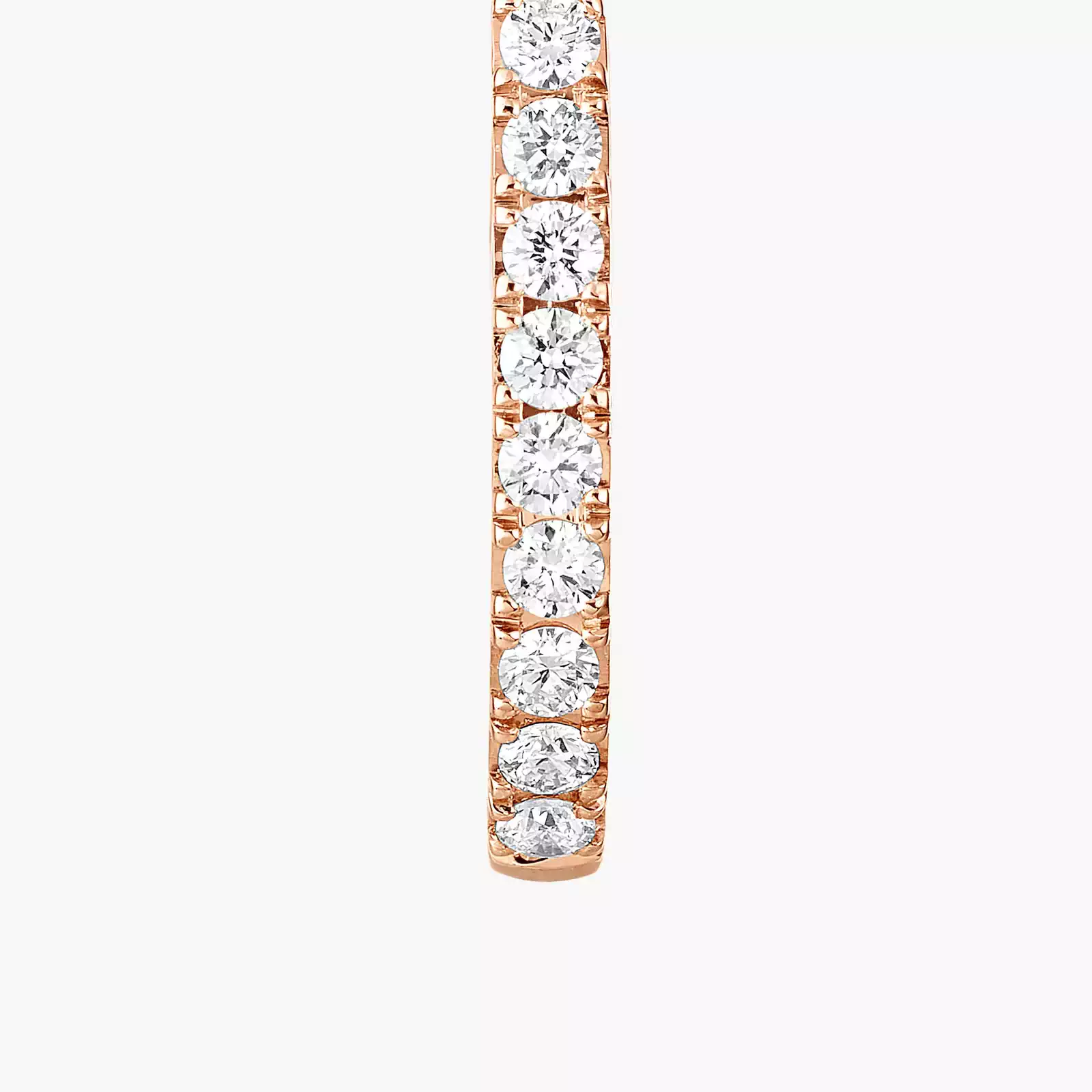 Gatsby XS Hoop Pink Gold For Her Diamond Earrings 05741-PG