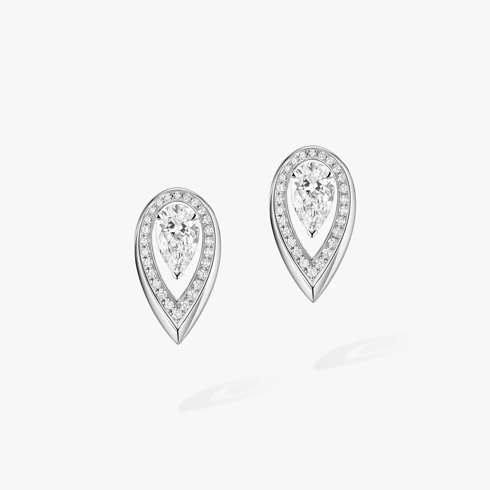 Orecchini Donna Oro bianco Diamante Fiery 0,40 carati 14377-WG