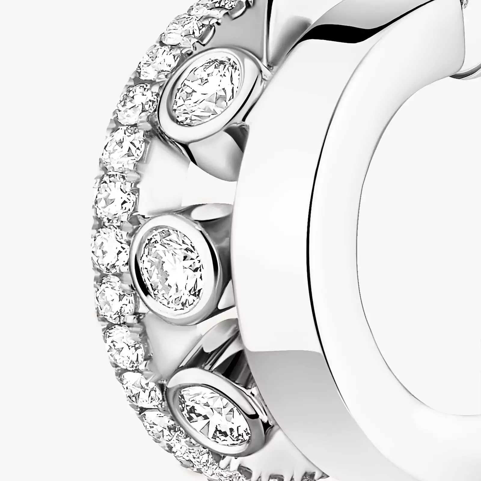 Move Romane Mini Hoops White Gold For Her Diamond Earrings 07178-WG