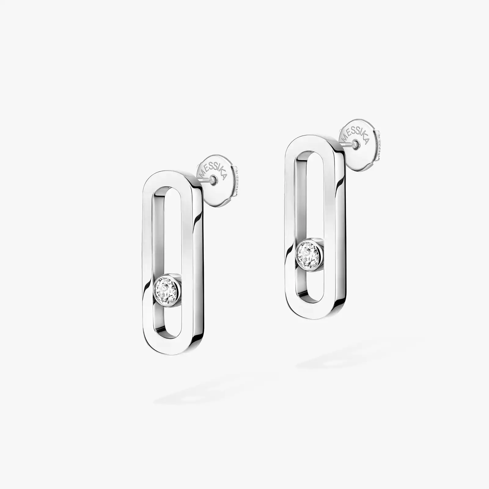 Move Uno White Gold For Her Diamond Earrings 12182-WG