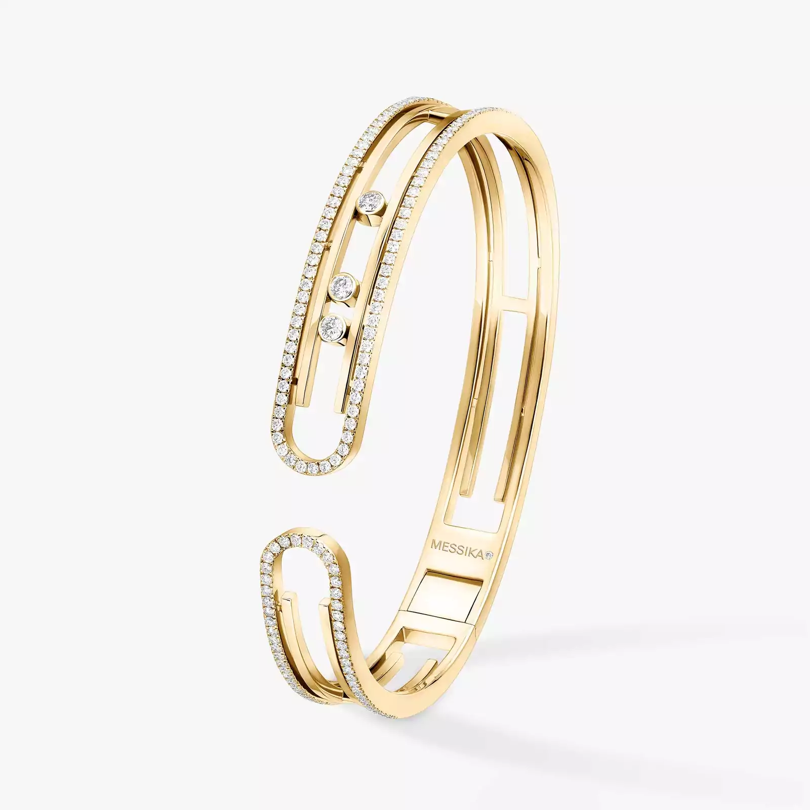 Move 10th Bangle Yellow Gold For Her Diamond Bracelet 11426-YG