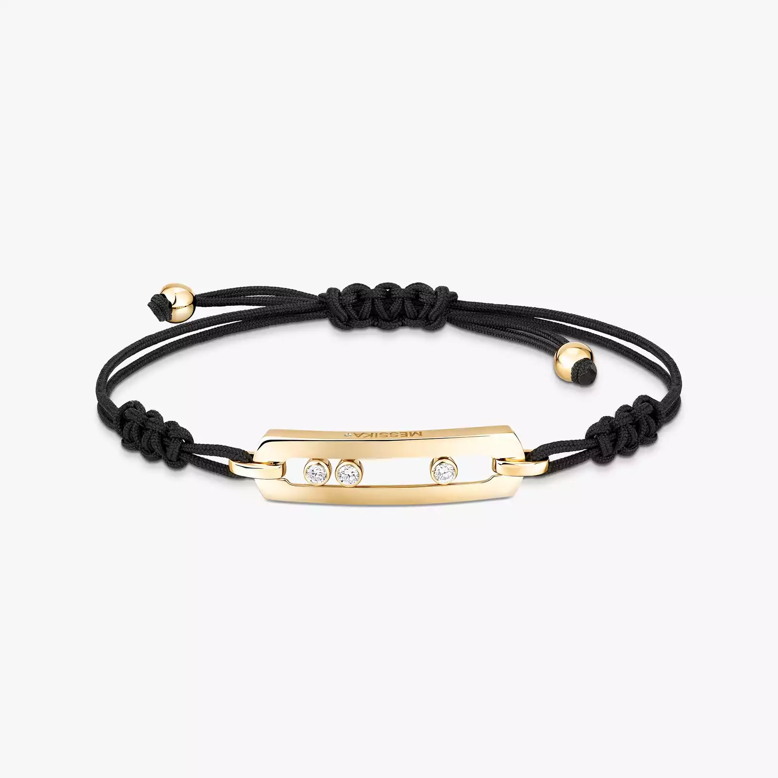 Bracelet For Her Yellow Gold Diamond Move Cord L 05311-YG