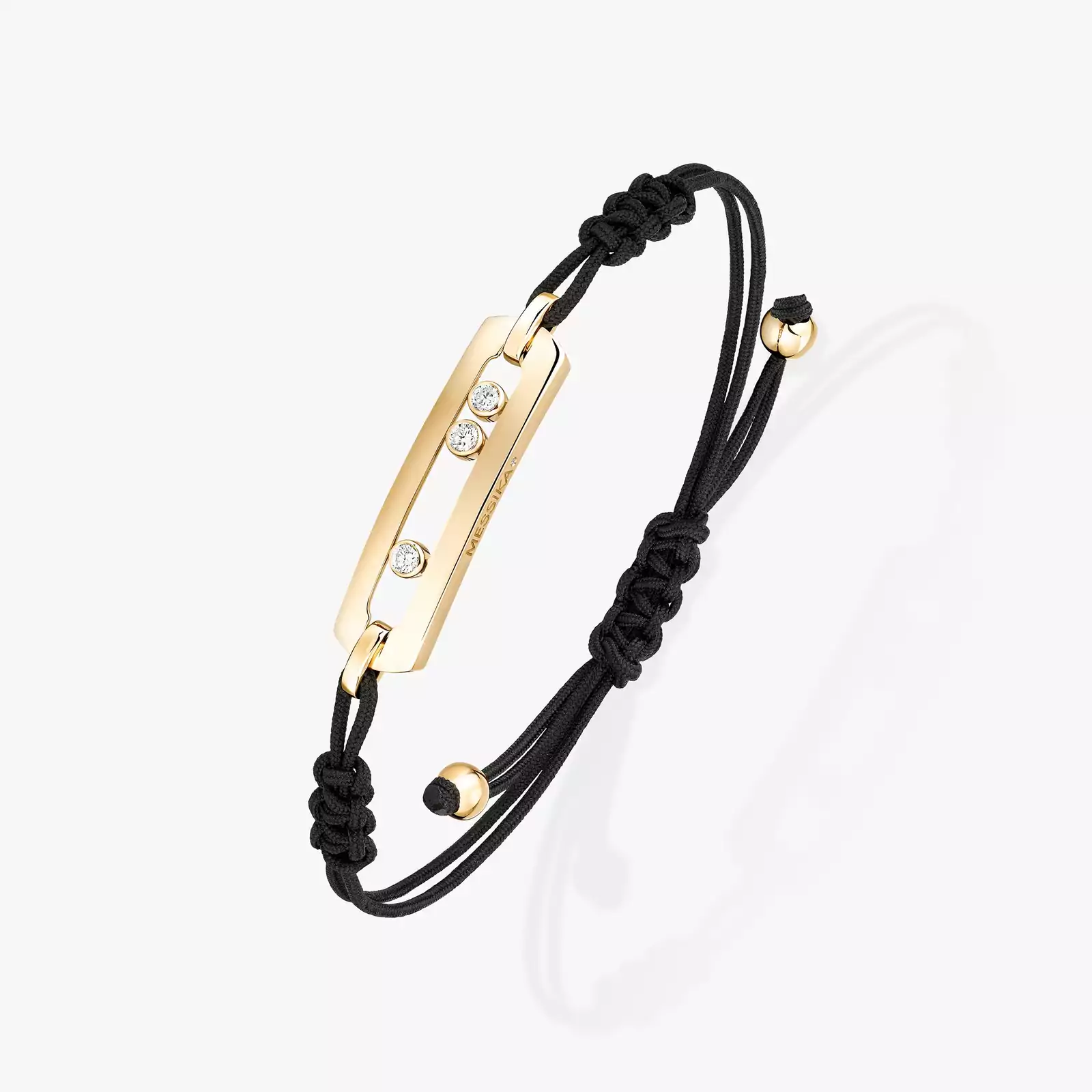 Bracelet For Her Yellow Gold Diamond Move Cord L 05311-YG