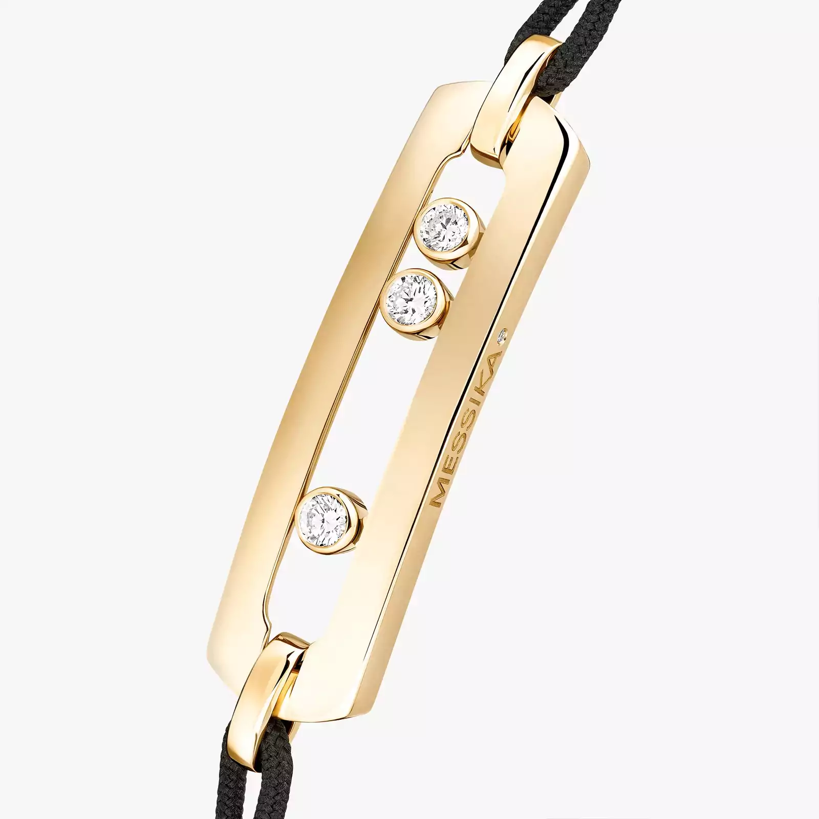 Bracelet For Her Yellow Gold Diamond Move Cord L 05311-YG
