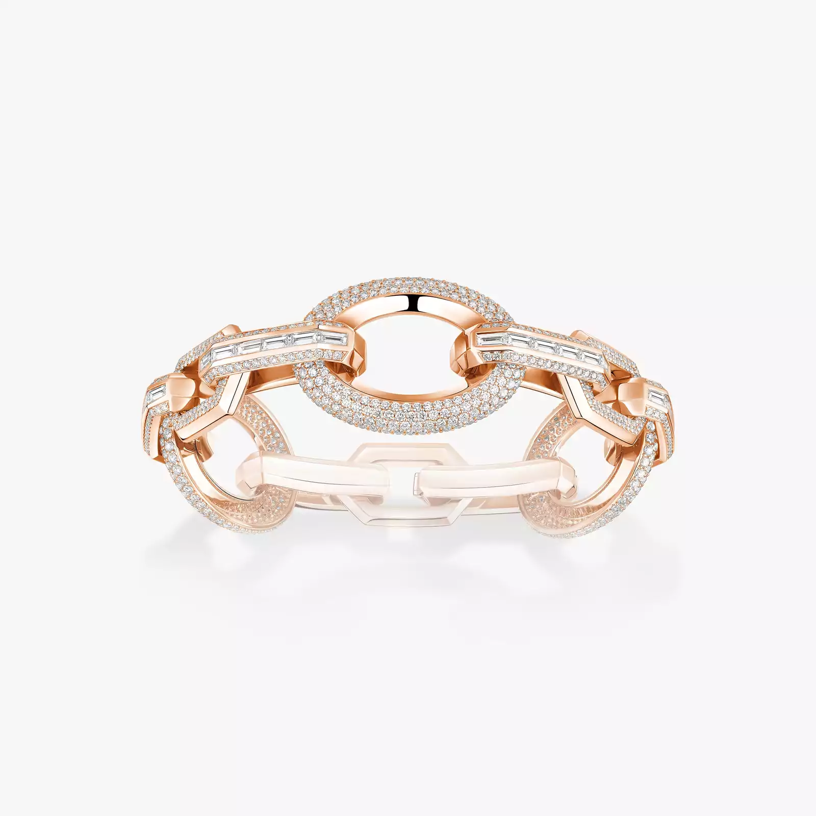 Bracelet Femme Or Rose Diamant Groove 13498-PG