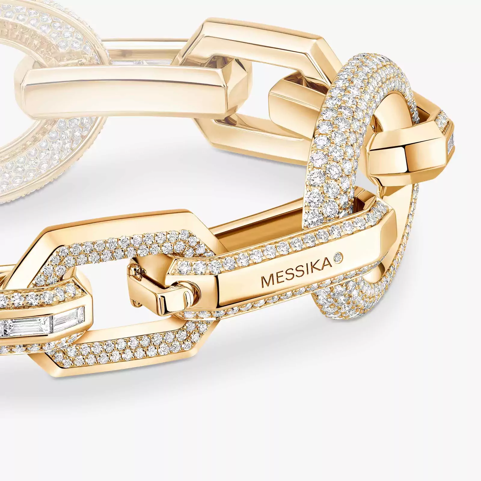 Groove Yellow Gold For Her Diamond Bracelet 13498-YG