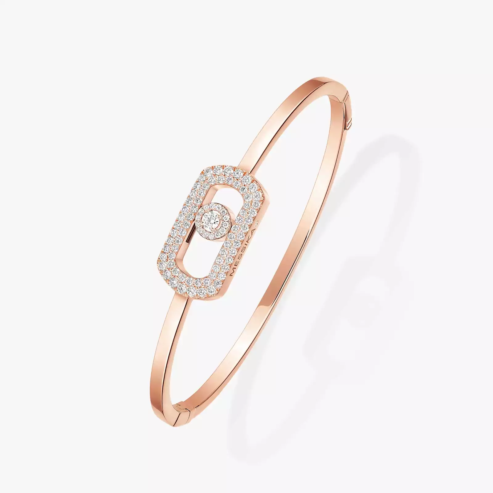 So Move Pavé Bangle Pink Gold For Her Diamond Bracelet 13428-PG