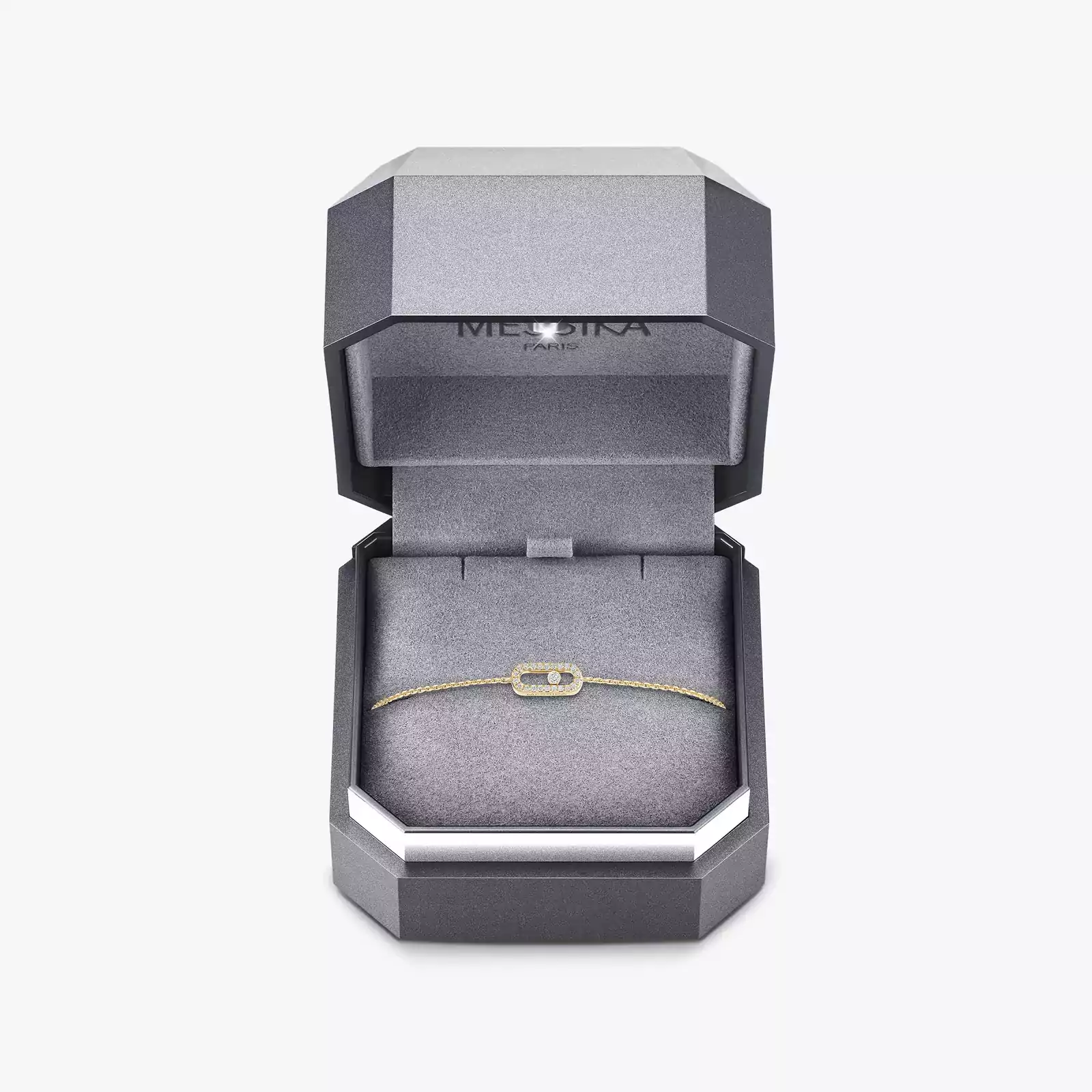 極美品 MESSIKA ブレスレット ゴールドとダイヤモンドのブレスレット：ラグジュアリー